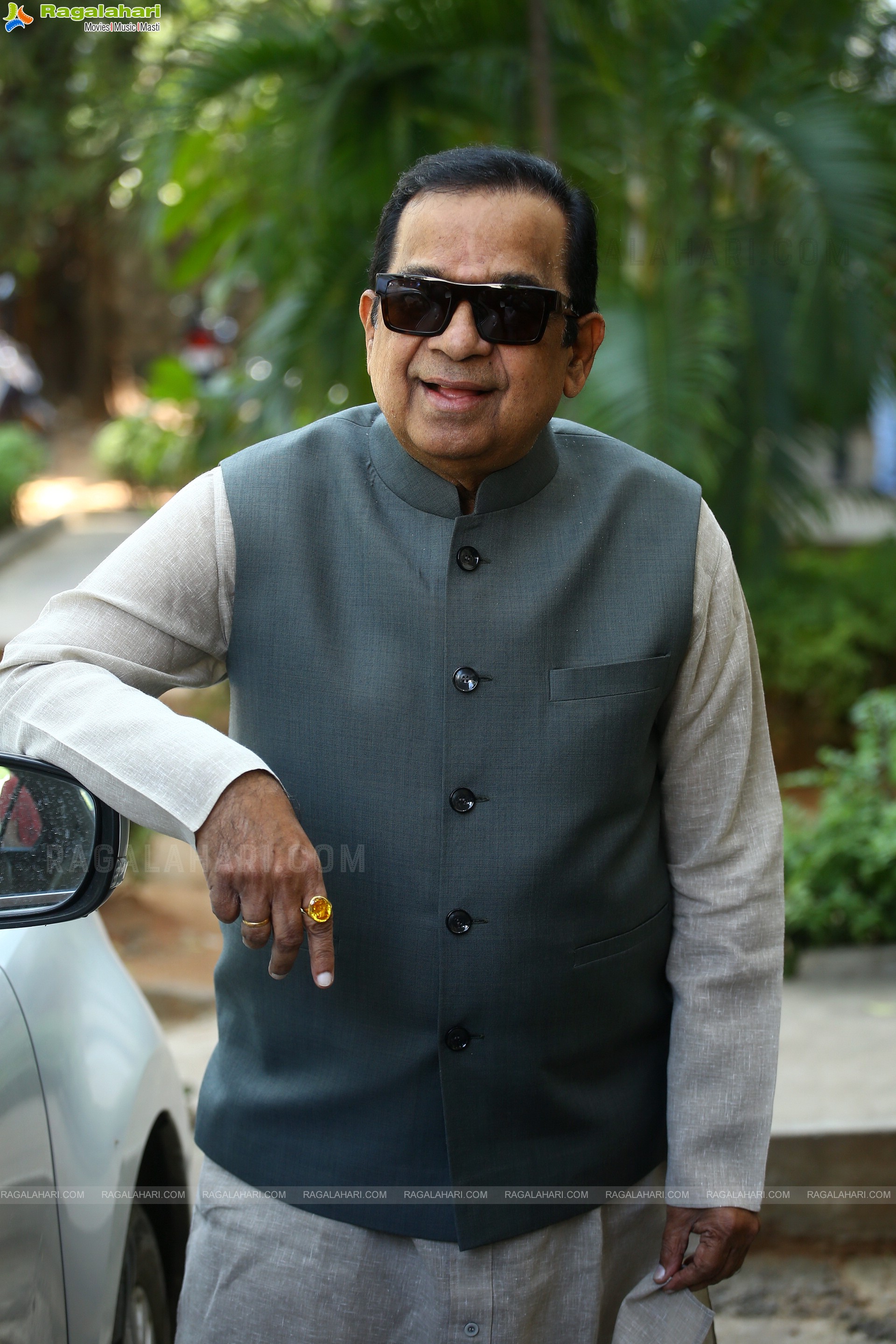 Brahmanandam Stills at Andaru Bagundali Andulo Nenundali Movie Press Meet