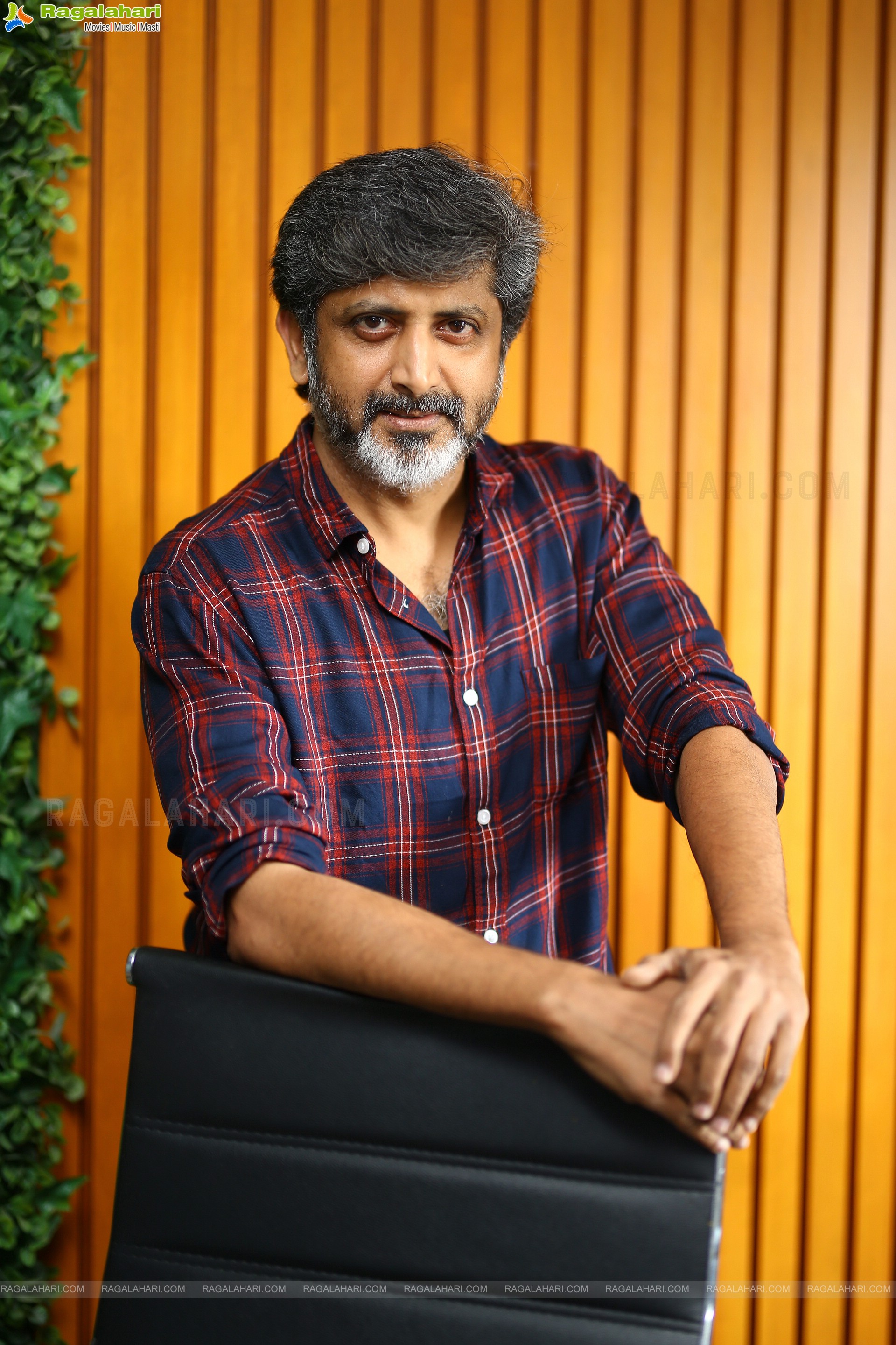 Director Mohan Raja at Godfather Movie Interview, HD Photo Gallery