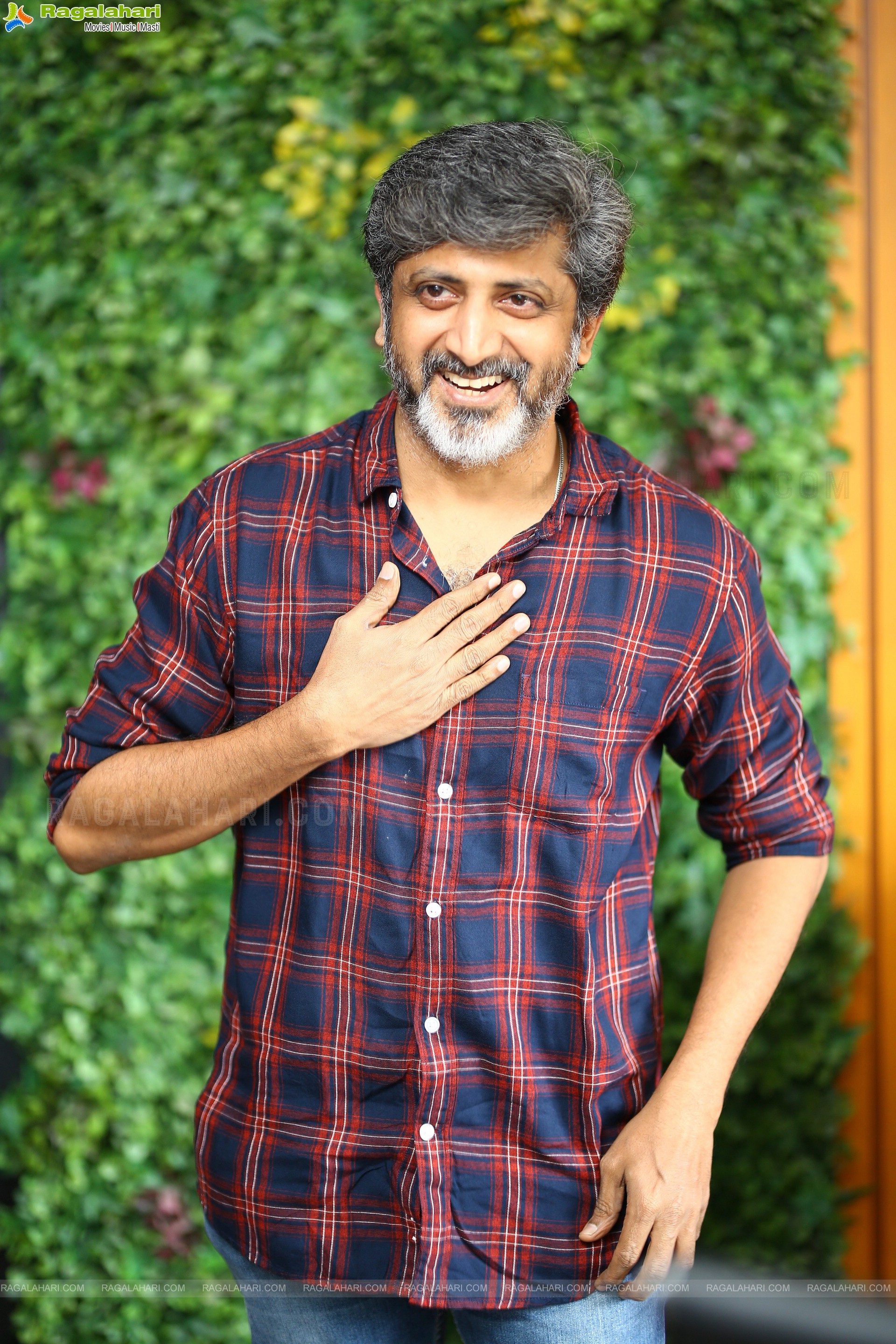 Director Mohan Raja at Godfather Movie Interview, HD Photo Gallery