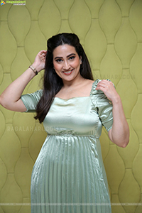 Anchor Manjusha in Mint Green Dress