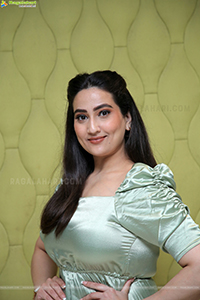 Anchor Manjusha in Mint Green Dress