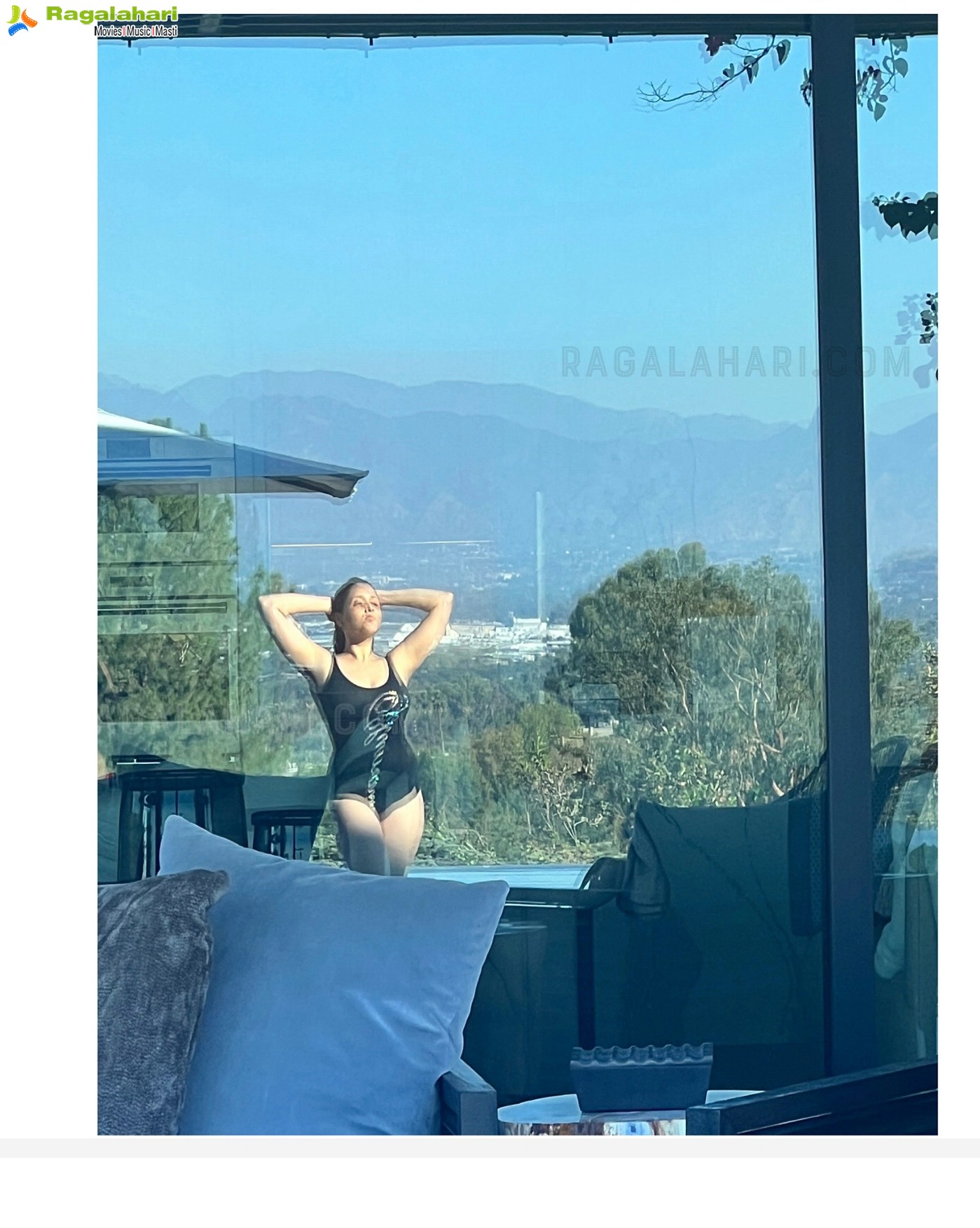 Mannara Chopra Latest Stills in Swimsuit, HD Photo Gallery