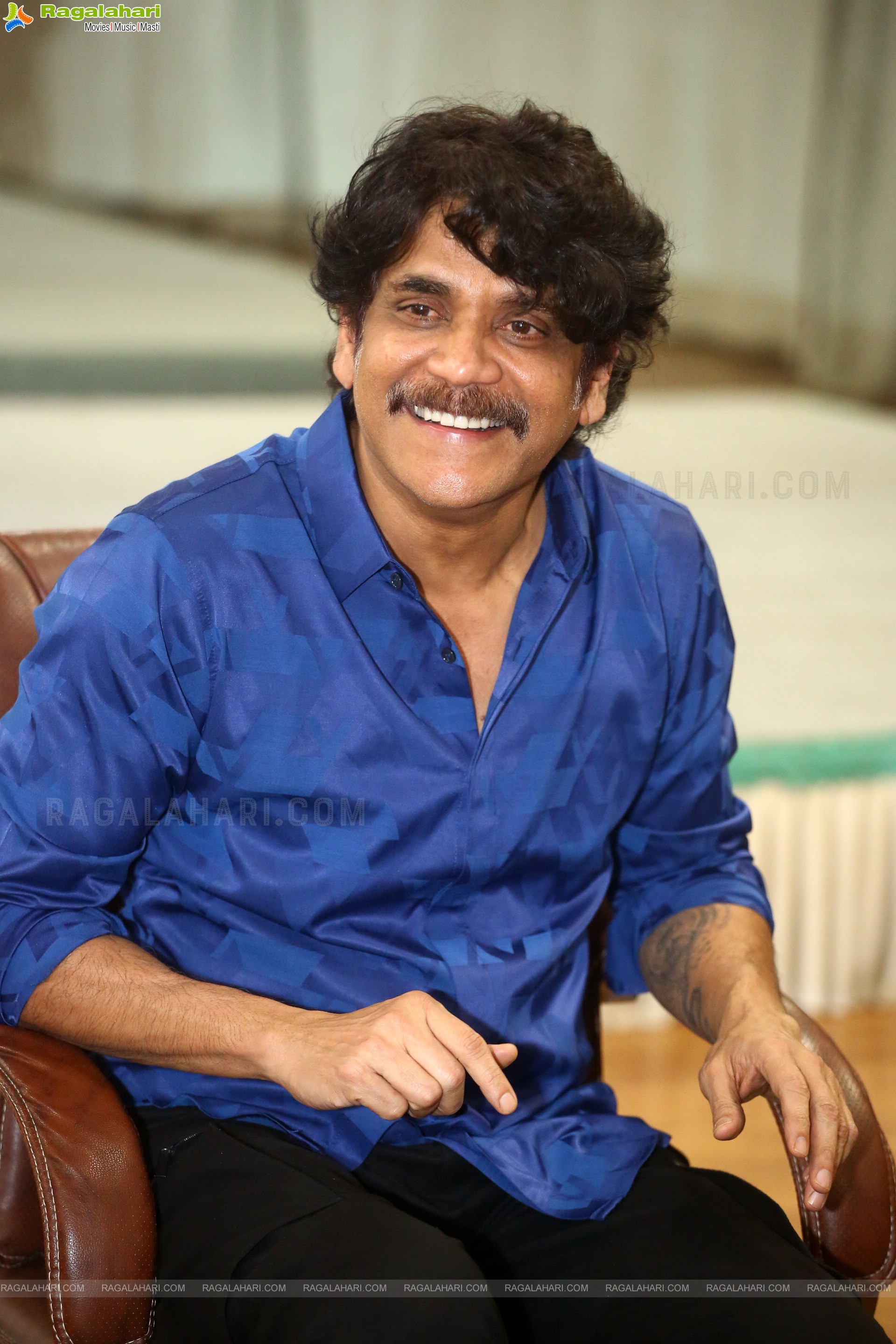 Nagarjuna at The Ghost Movie Interview, HD Stills