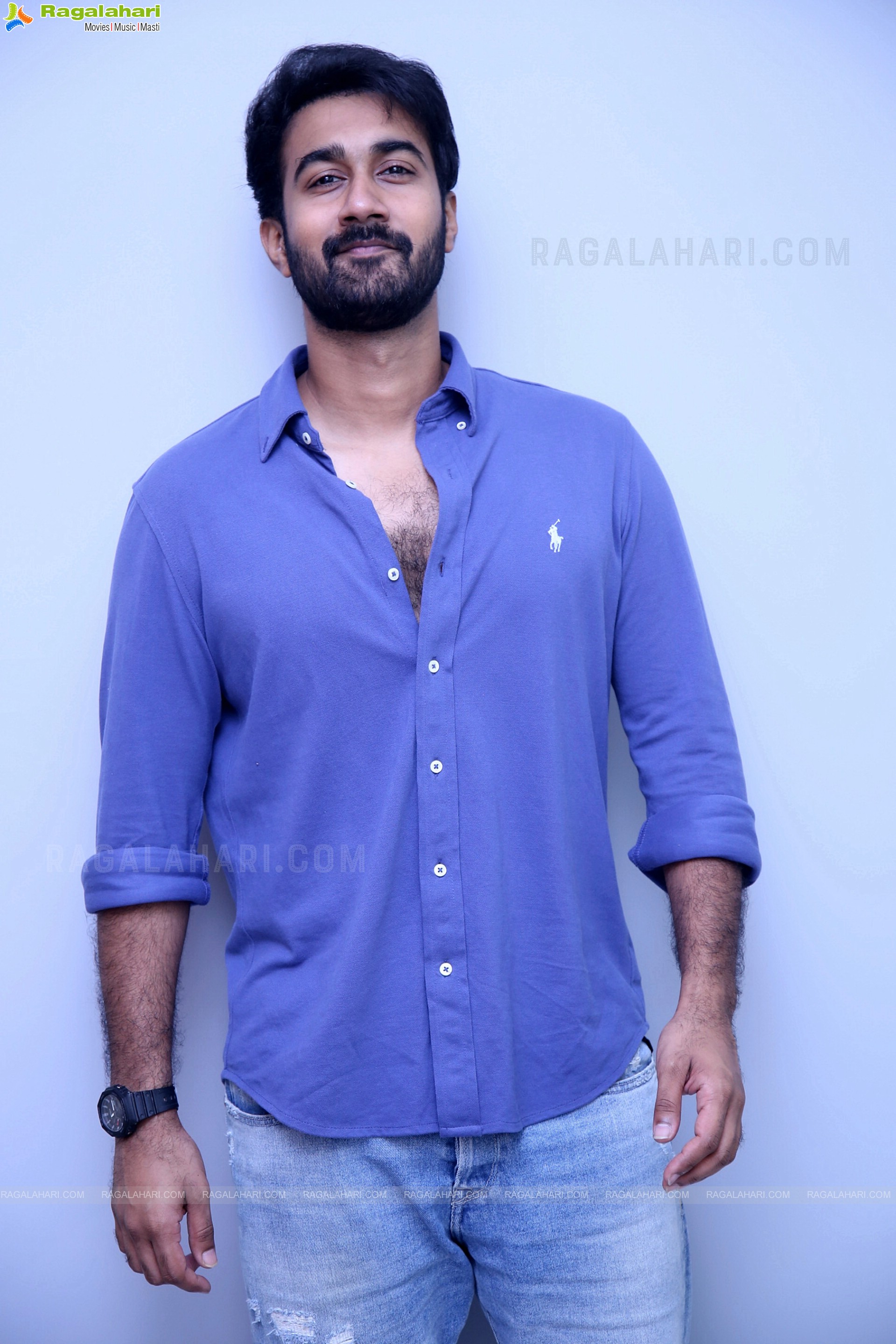 Santosh Sobhan at Like, Share & Subscribe Movie Press Meet, HD Gallery