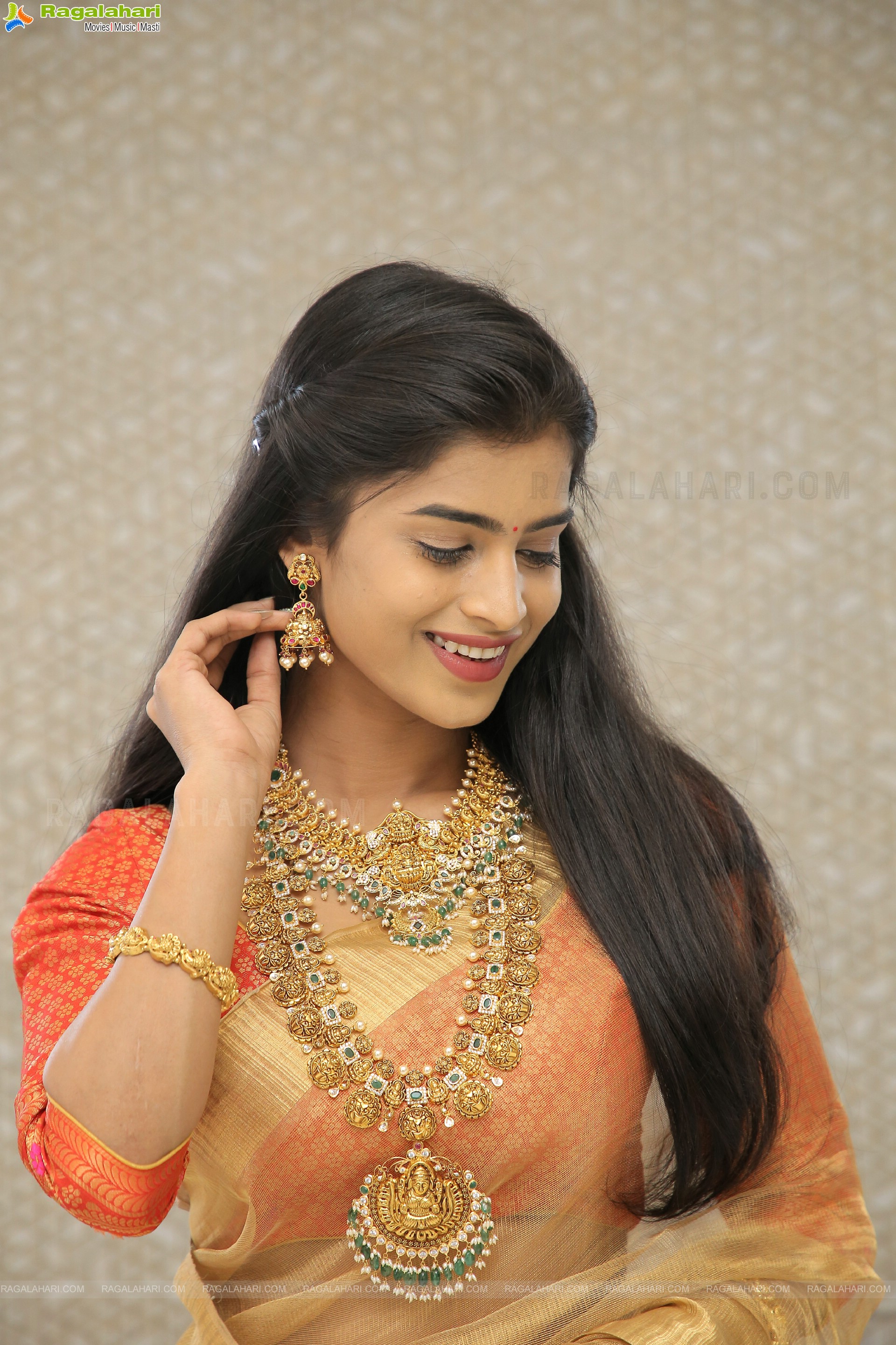 Srilekha Latest Beautiful Stills With Jewellery, HD Photo Gallery