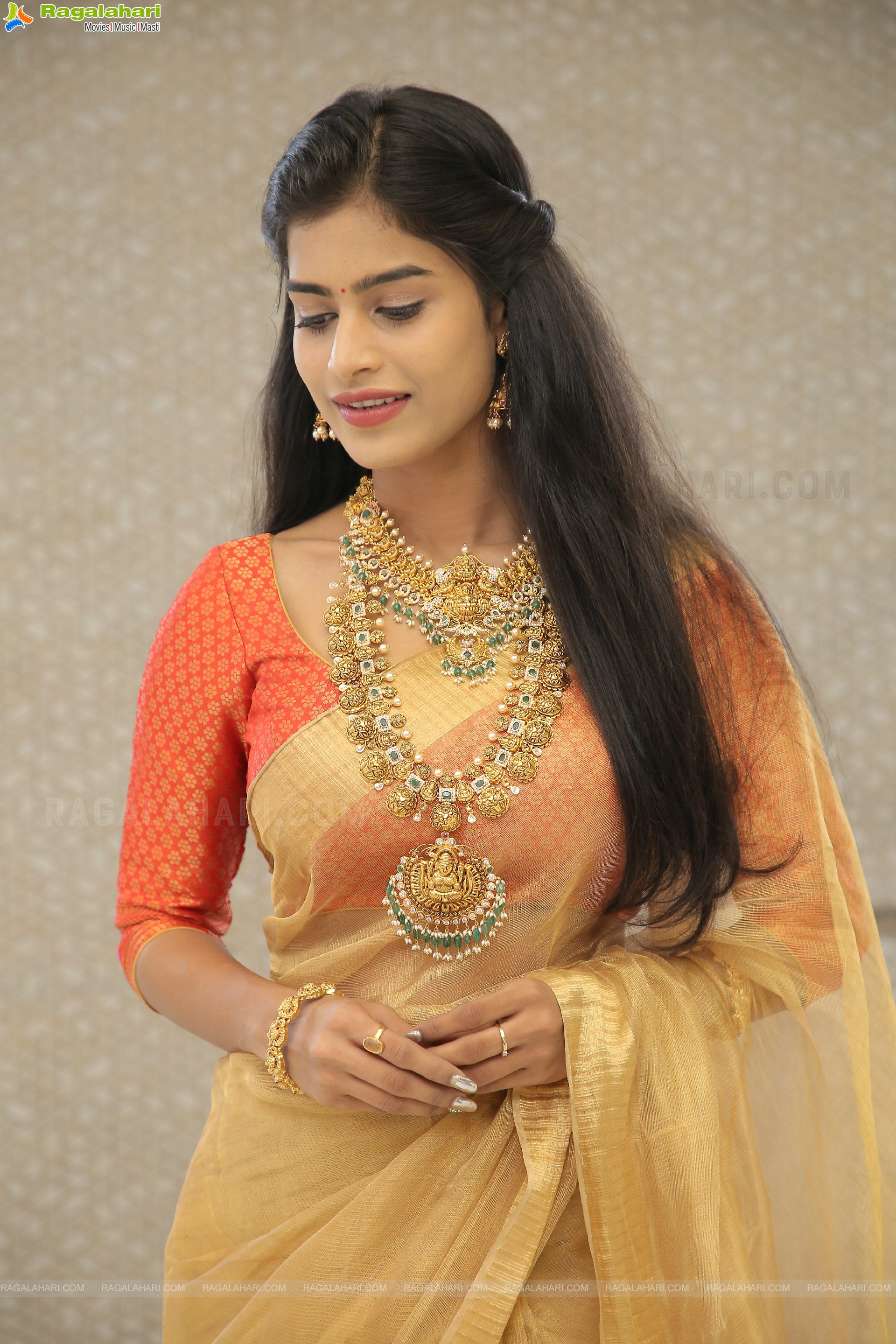 Srilekha Latest Beautiful Stills With Jewellery, HD Photo Gallery