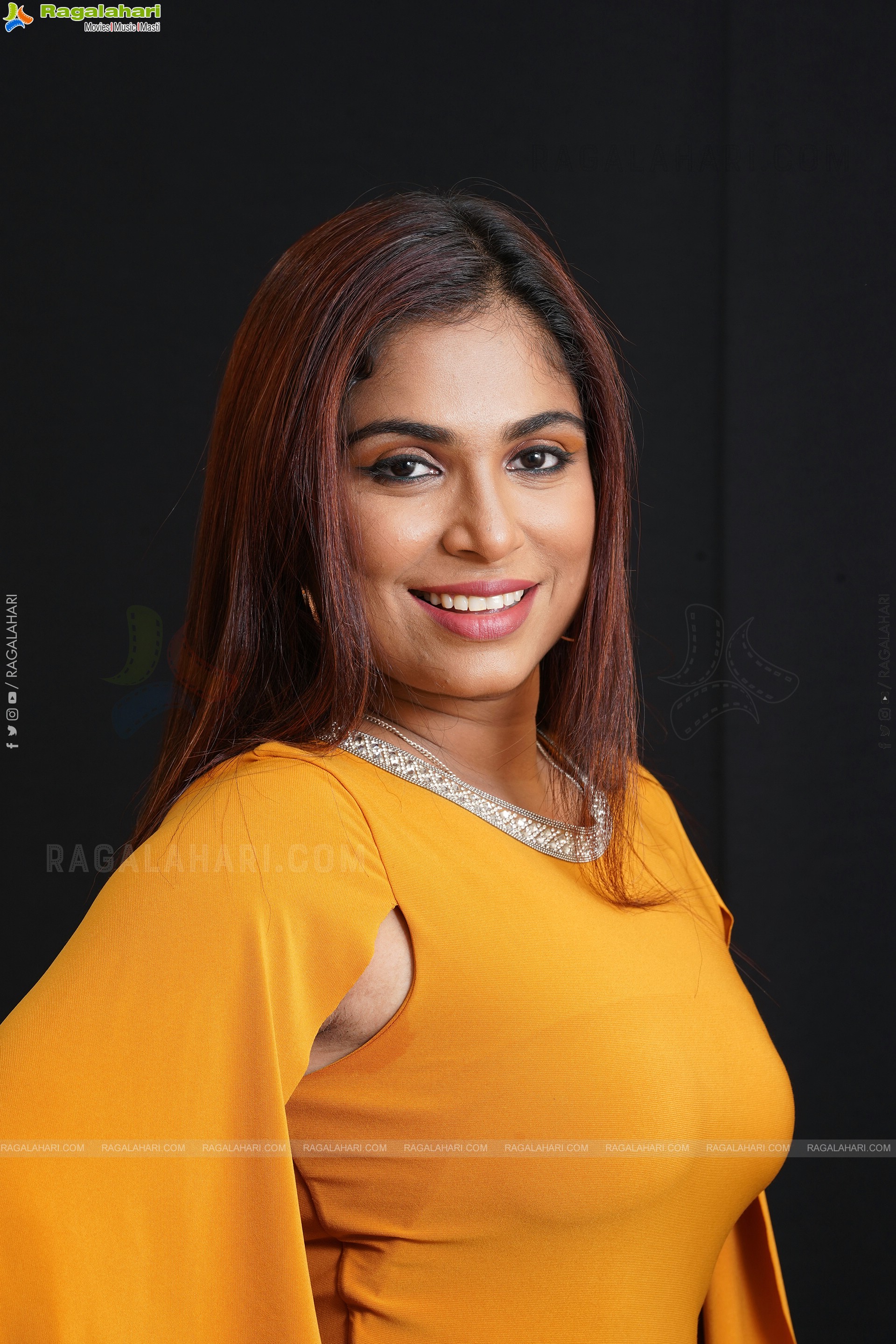 Vrushali Gosavi In Yellow Bodycon Midi Dress, Exclusive Photoshoot