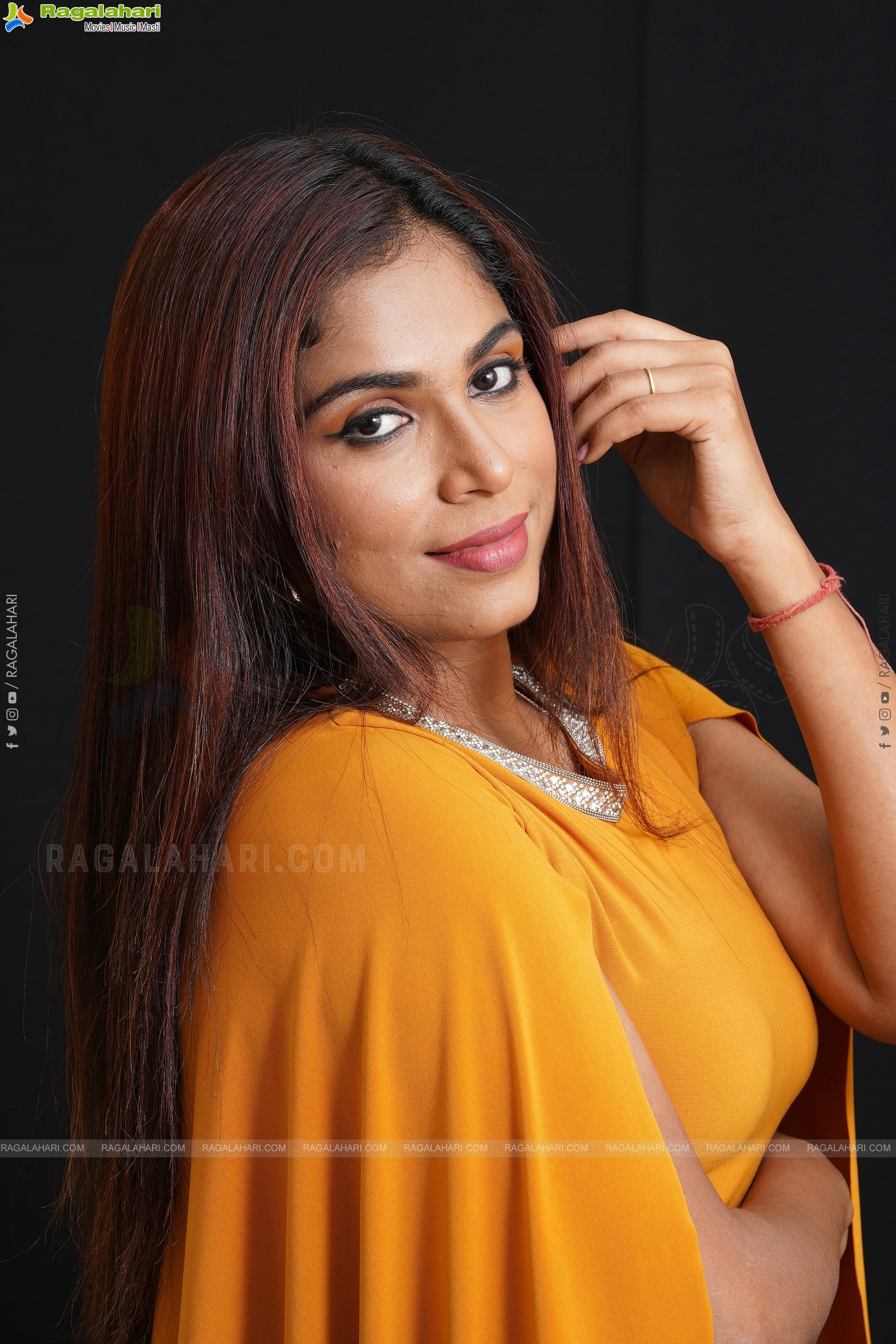 Vrushali Gosavi In Yellow Bodycon Midi Dress, Exclusive Photoshoot