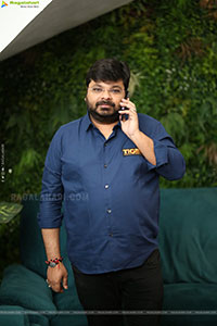 Producer Abhishek Agarwal at Tiger Nageswara Rao Interview