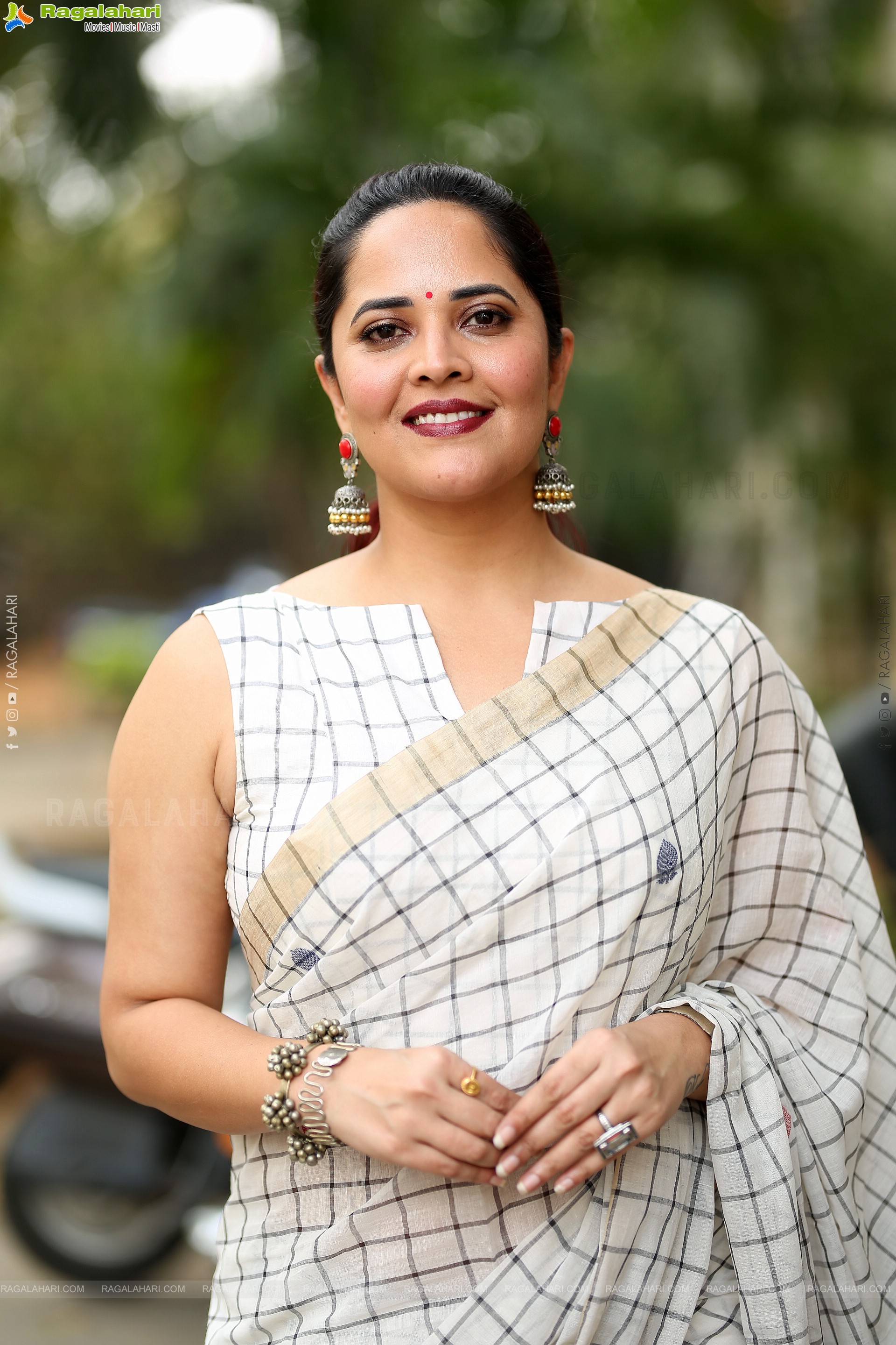 Anasuya Bharadwaj at Razakar Movie Song Launch, HD Gallery