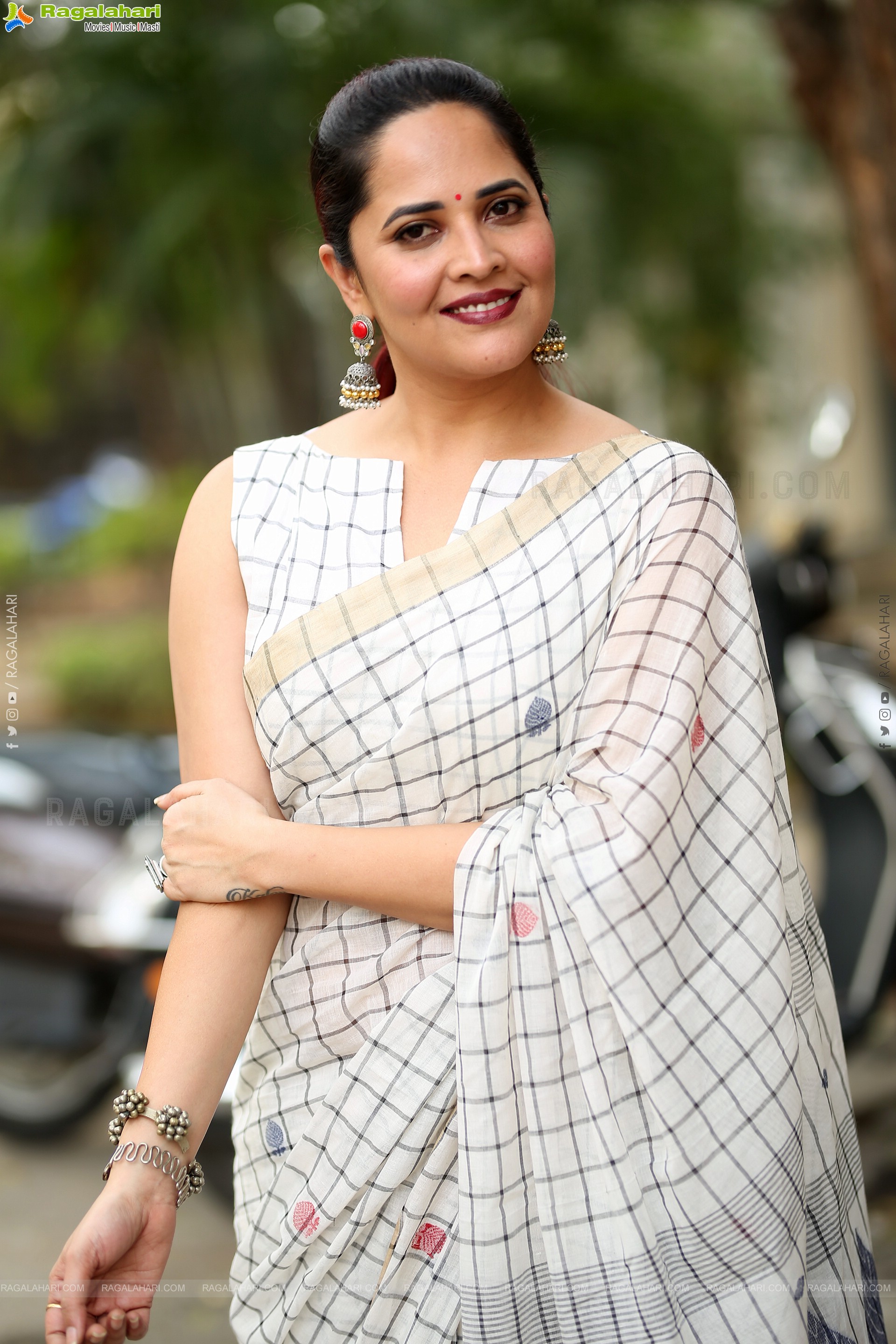 Anasuya Bharadwaj at Razakar Movie Song Launch, HD Gallery