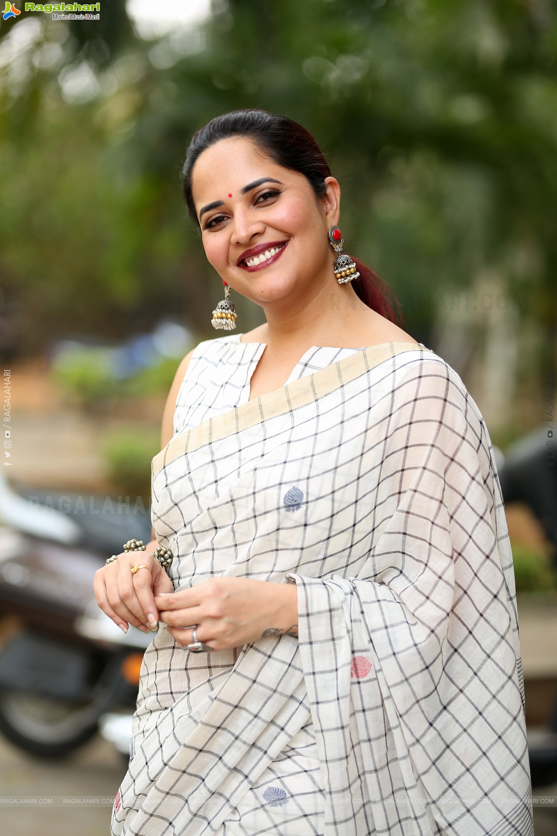 Anasuya Bharadwaj at Razakar Movie Song Launch, HD Gallery