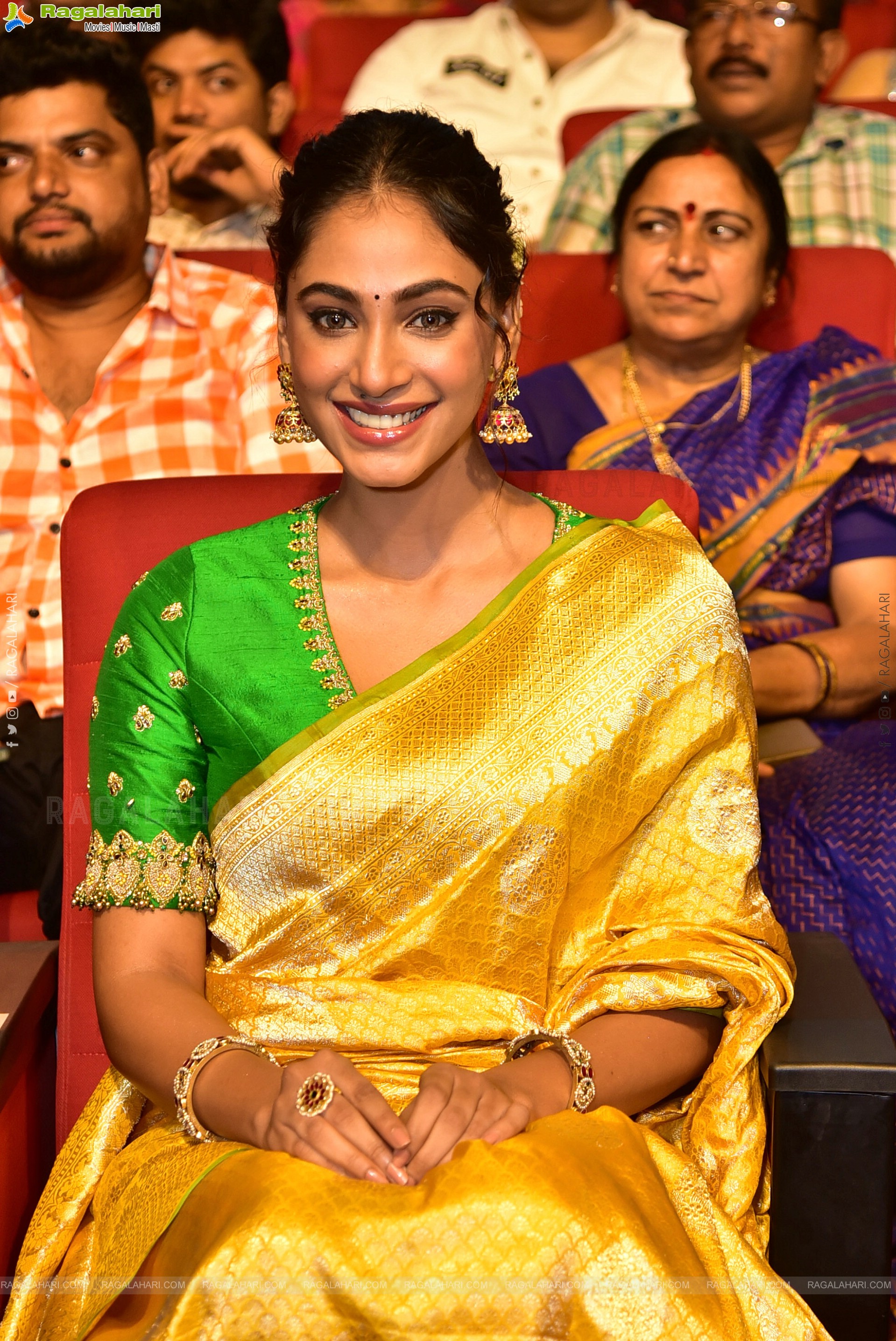 Anukreethy Vas at Tiger Nageswara Rao Pre-Release Event, HD Gallery