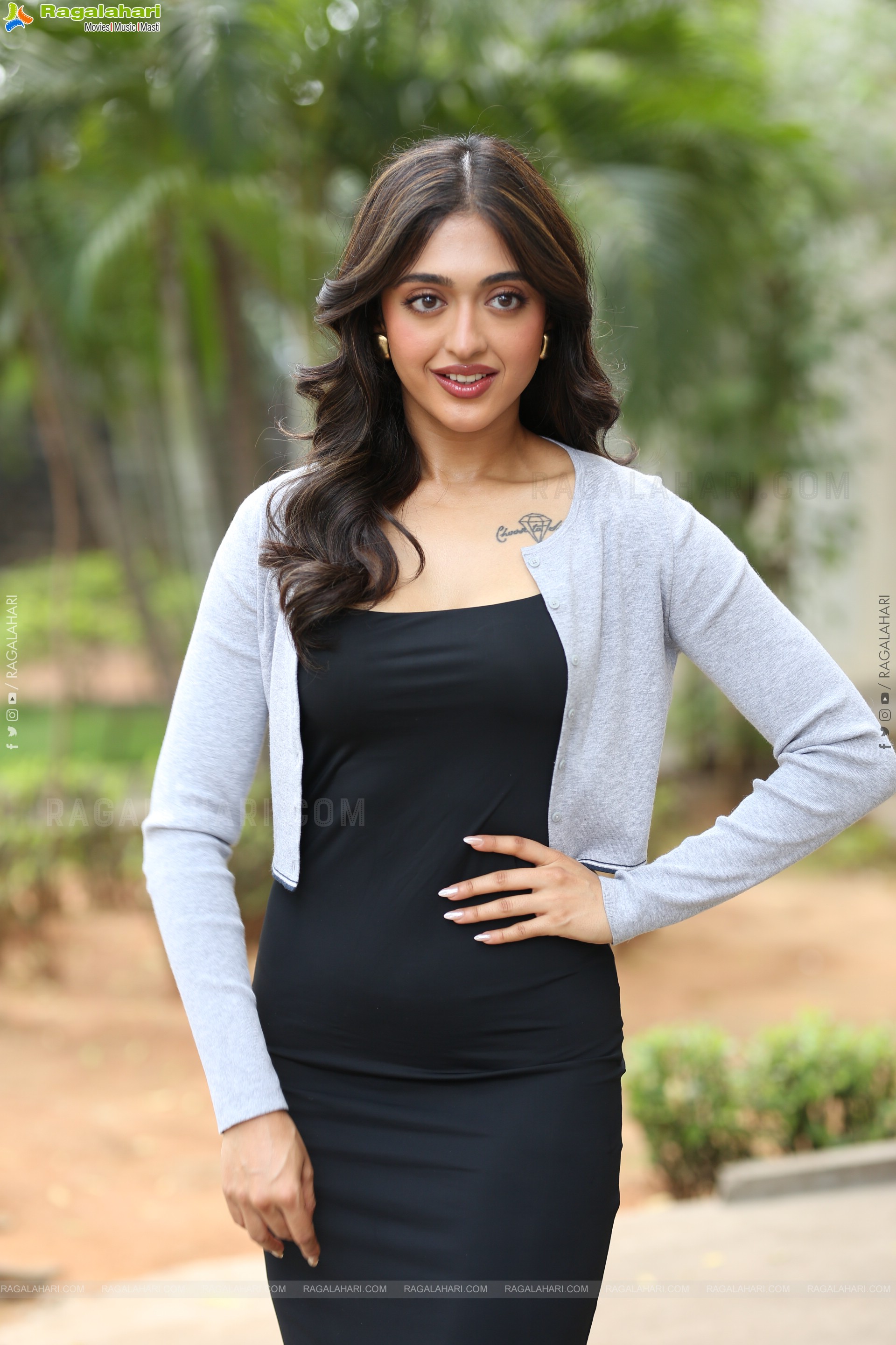 Gayatri Bharadwaj at Tiger Nageswara Rao Interview, HD Gallery