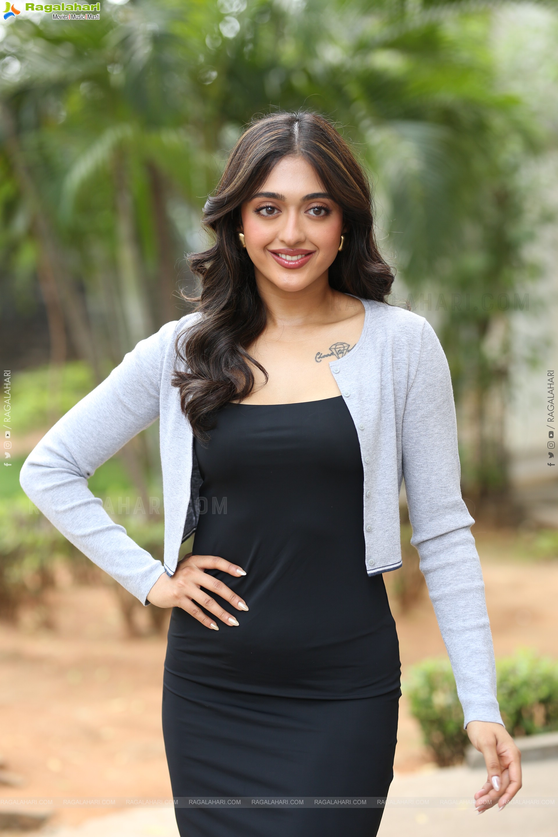 Gayatri Bharadwaj at Tiger Nageswara Rao Interview, HD Gallery