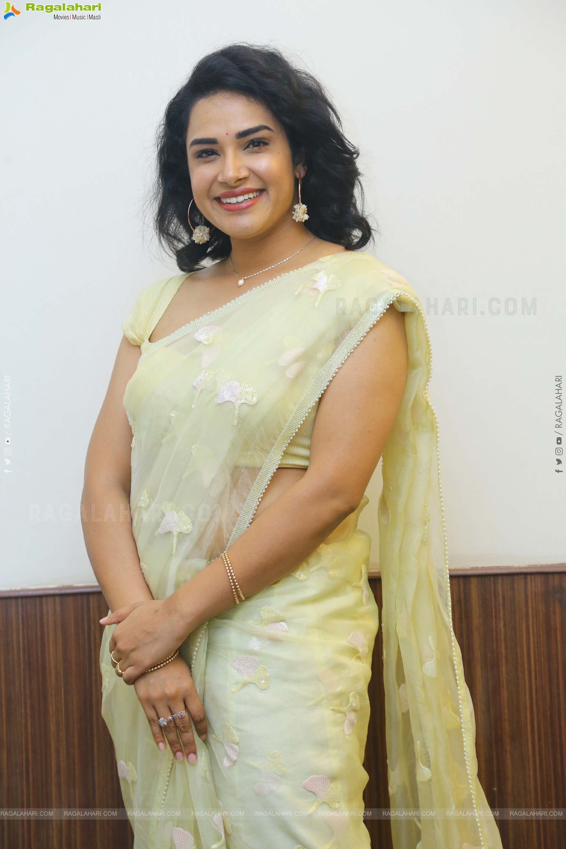 Hari Teja stills at Maama Mascheendra Event, HD Gallery