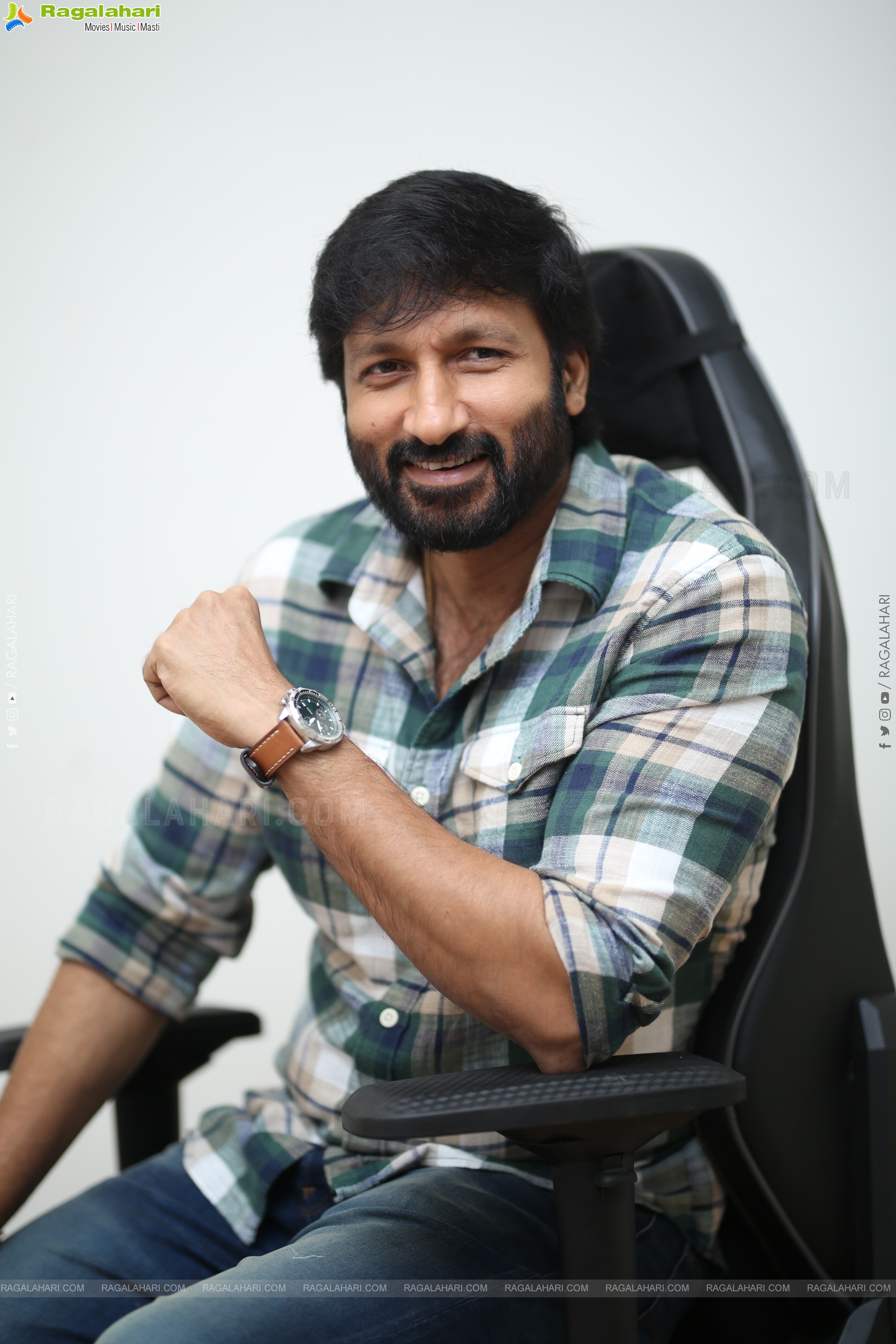 Gopichand at Viswam Movie Interview, HD Gallery