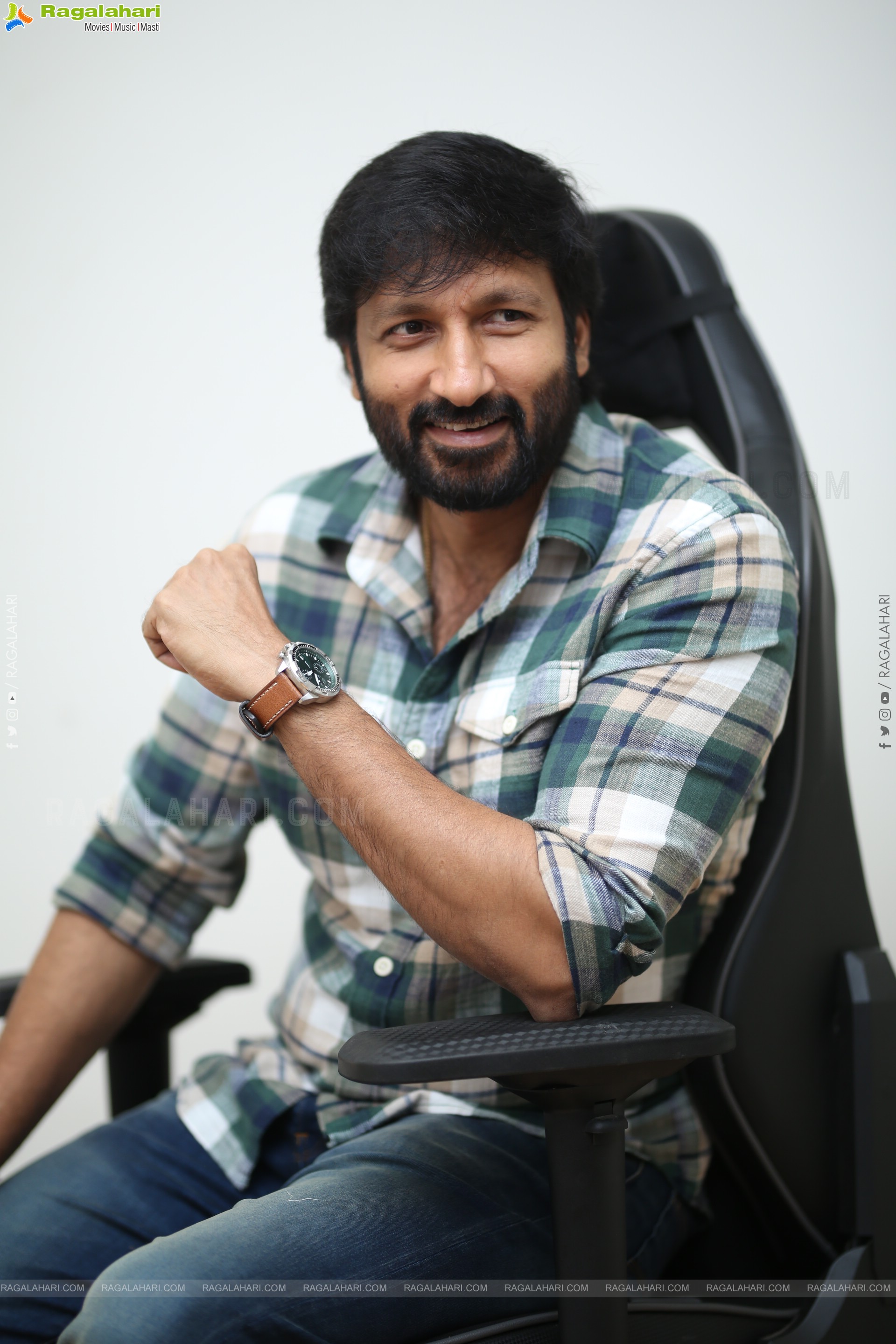 Gopichand at Viswam Movie Interview, HD Gallery