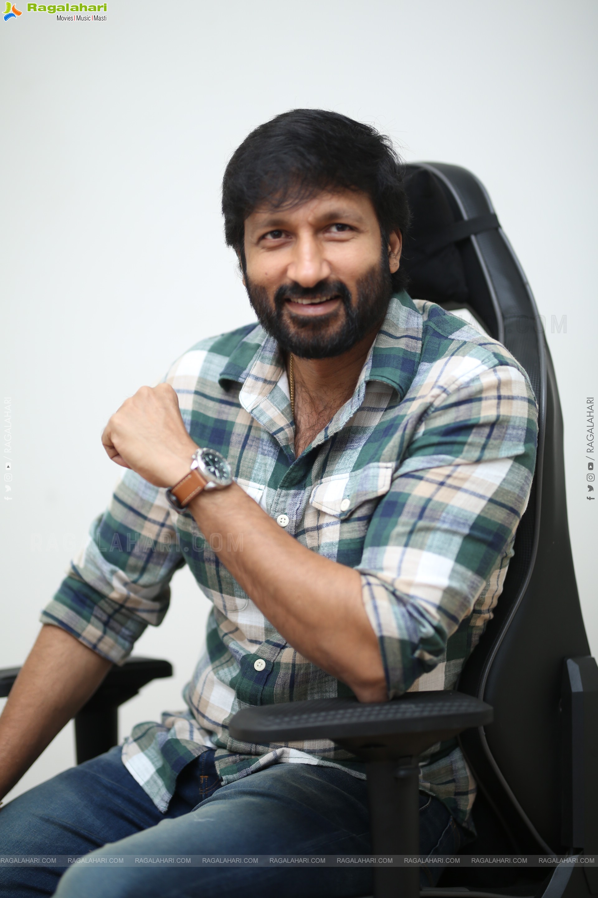 Gopichand at Viswam Movie Interview, HD Gallery