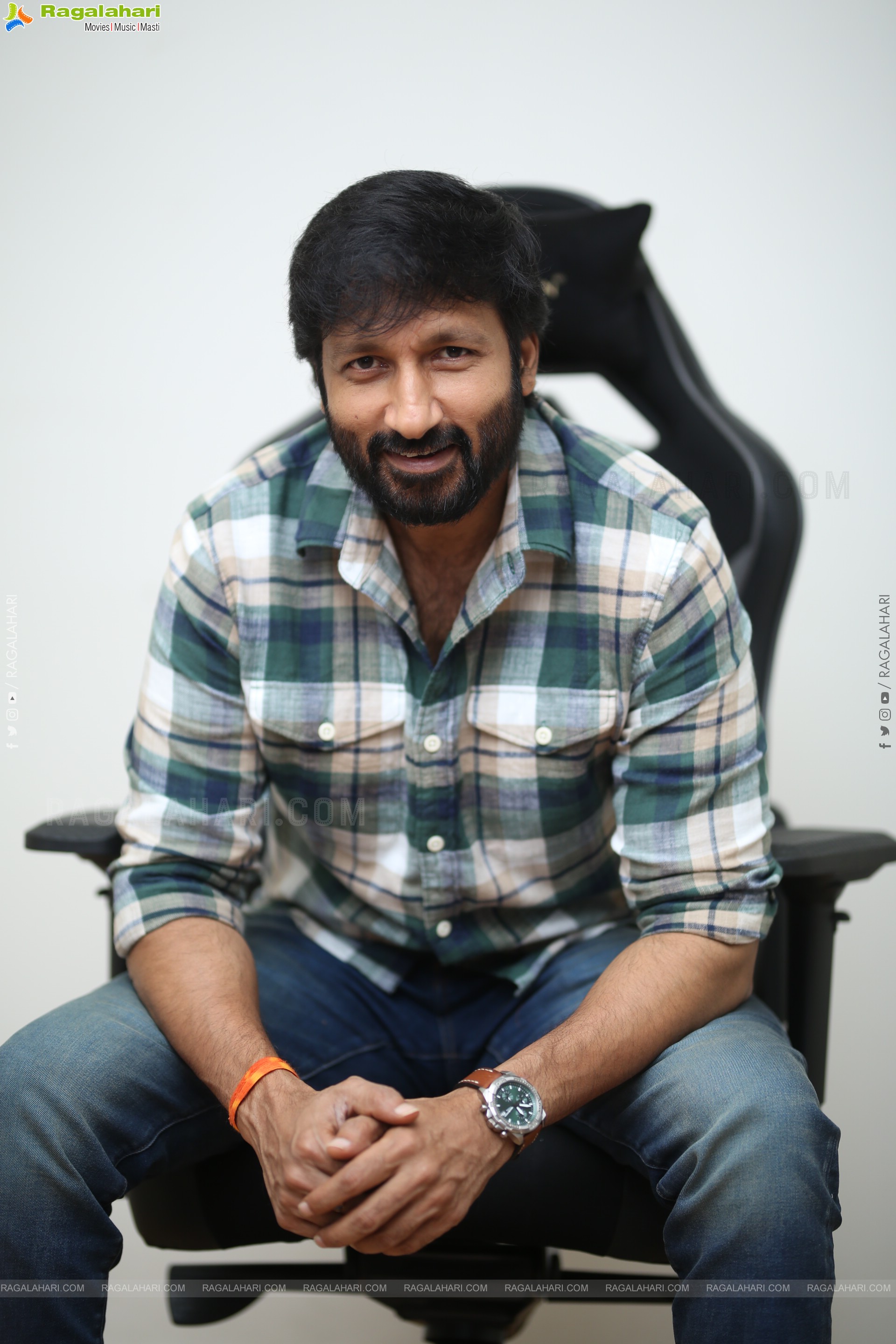 Gopichand at Viswam Movie Interview, HD Gallery