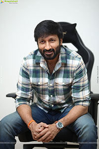 Gopichand at Viswam Movie Interview, HD Gallery