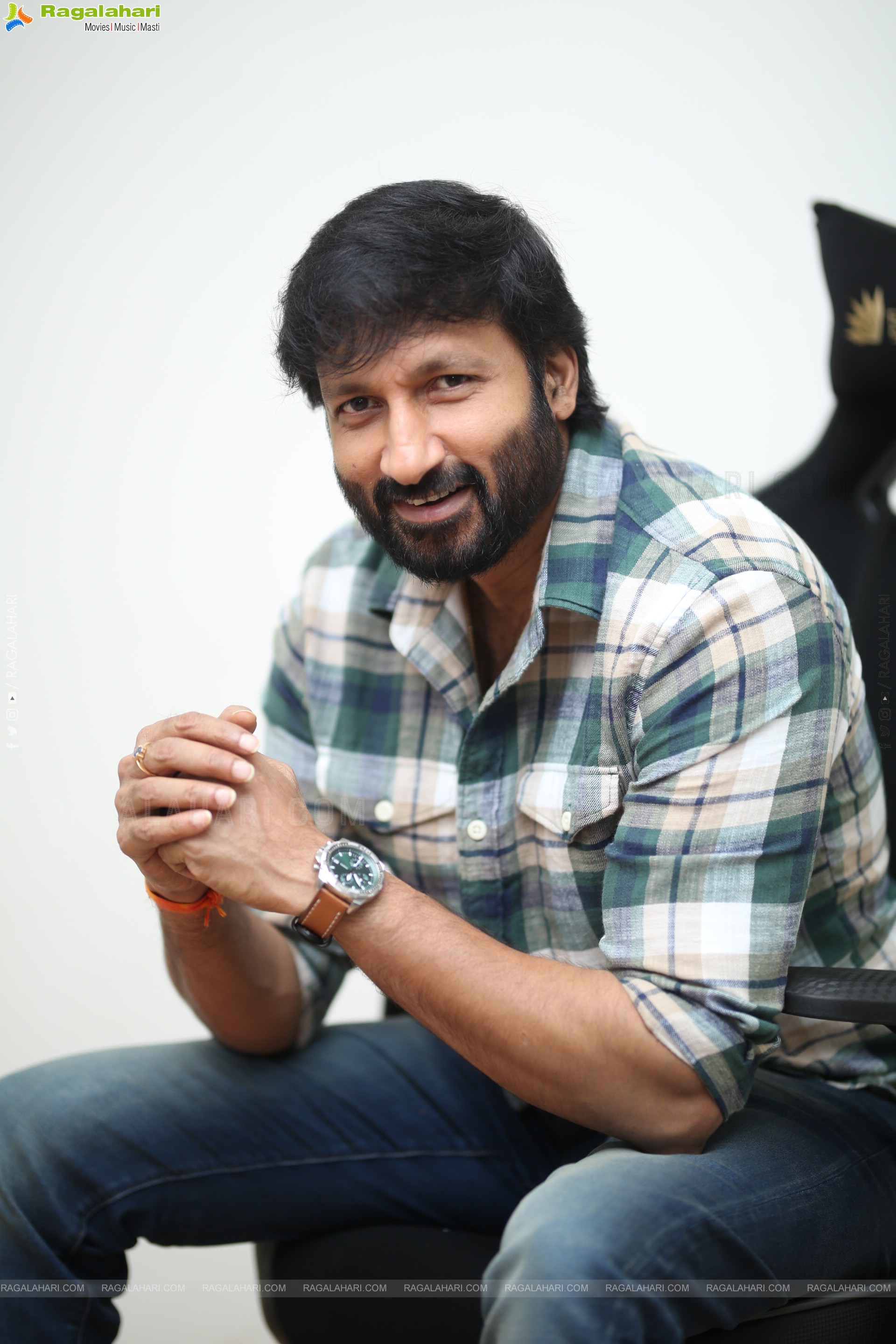 Gopichand at Viswam Movie Interview, HD Gallery