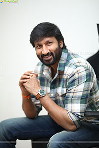 Gopichand at Viswam Movie Interview, HD Gallery