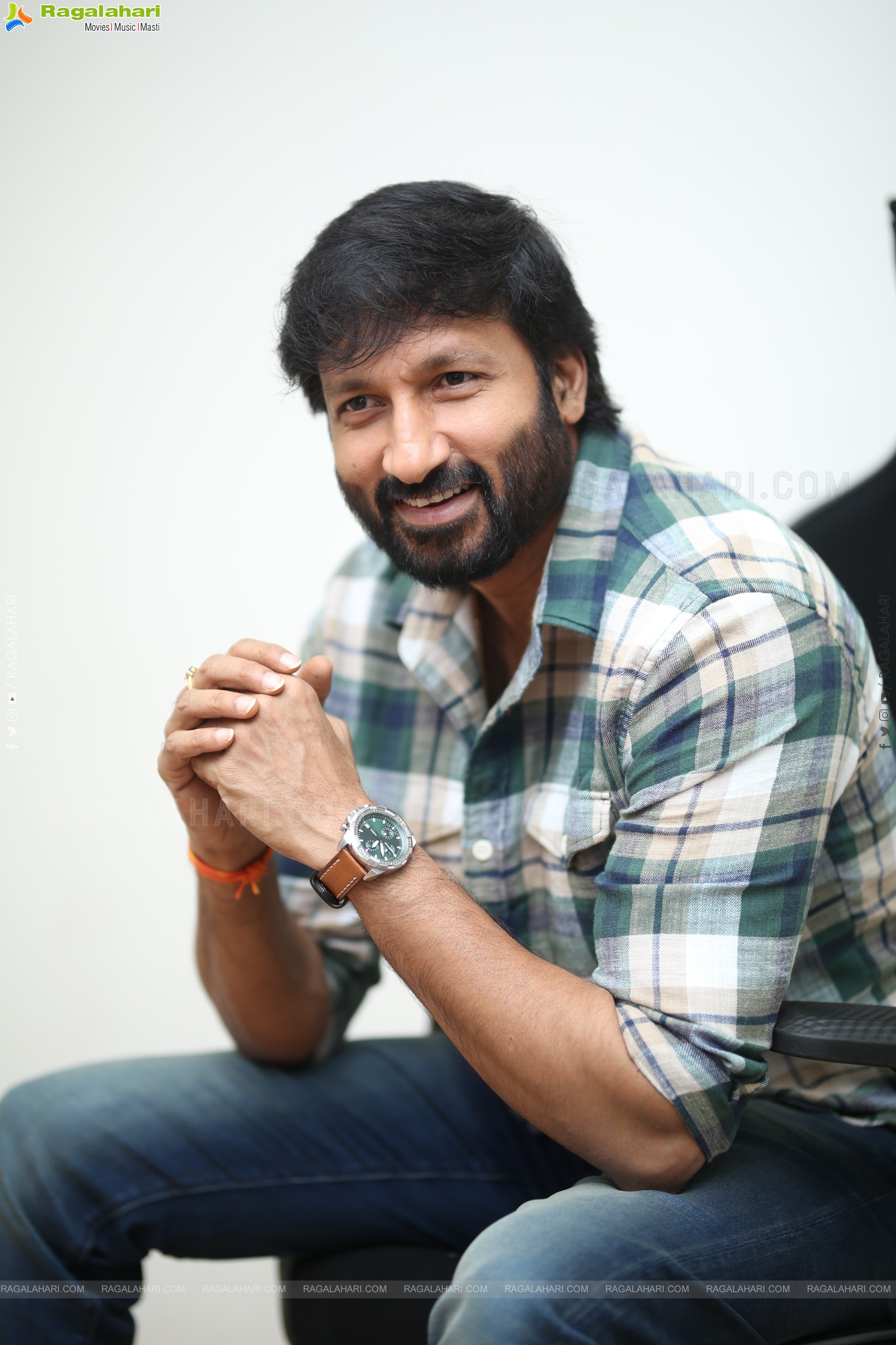 Gopichand at Viswam Movie Interview, HD Gallery