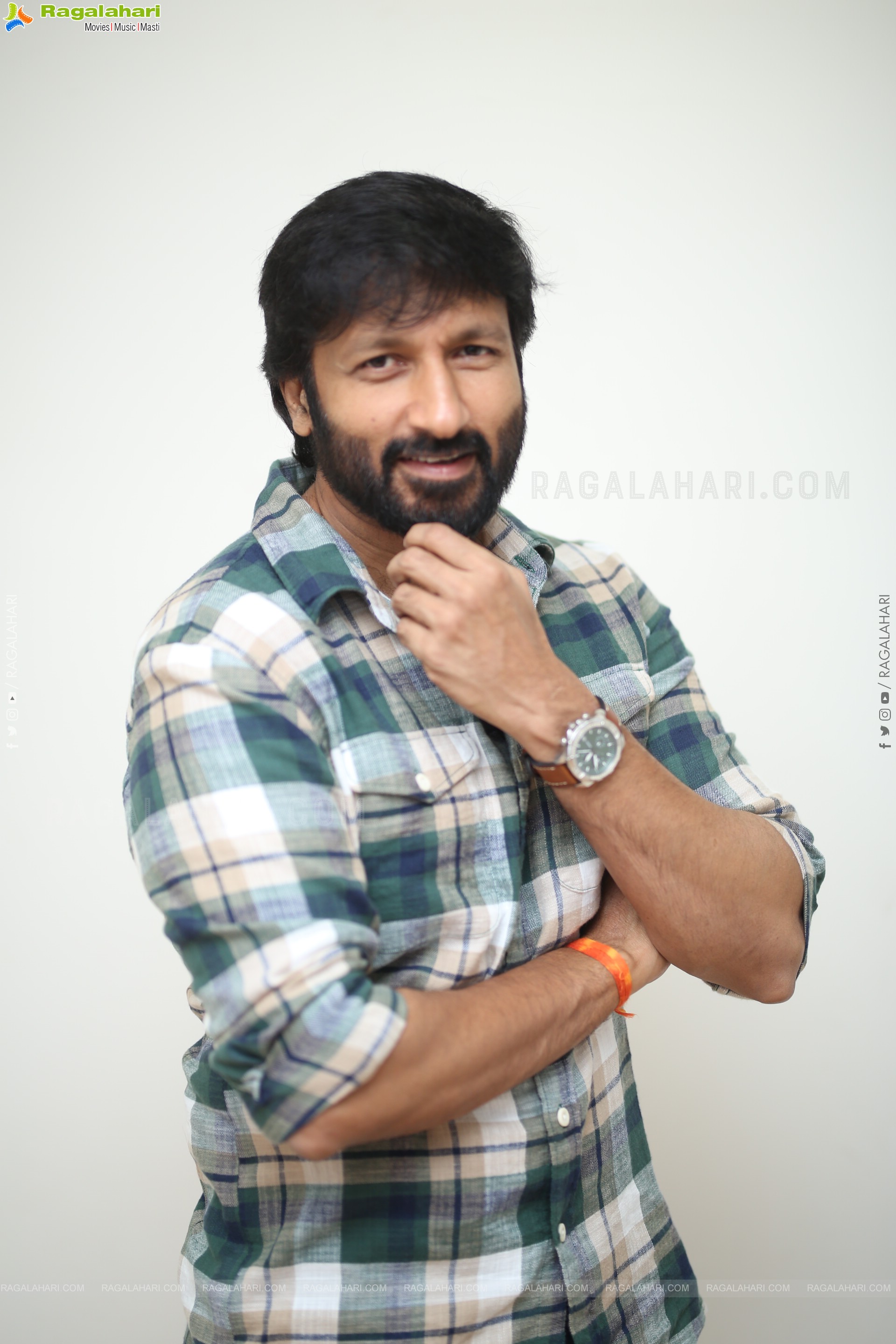 Gopichand at Viswam Movie Interview, HD Gallery