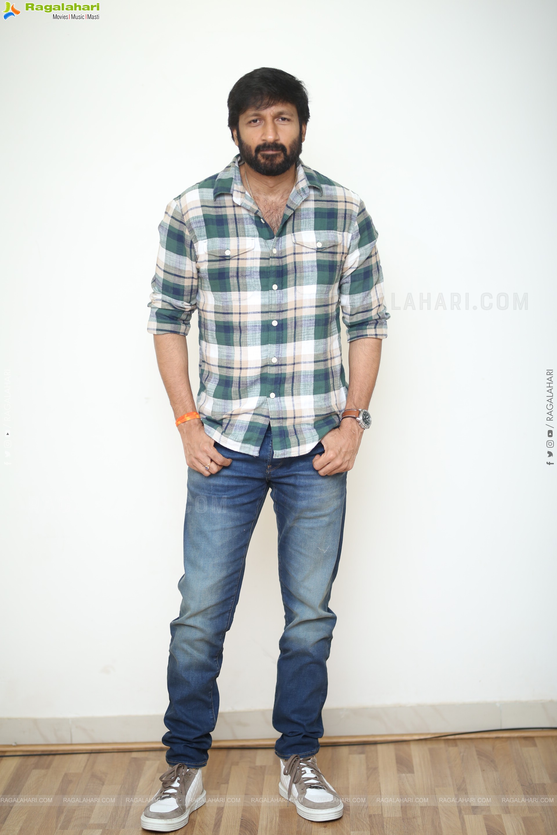 Gopichand at Viswam Movie Interview, HD Gallery