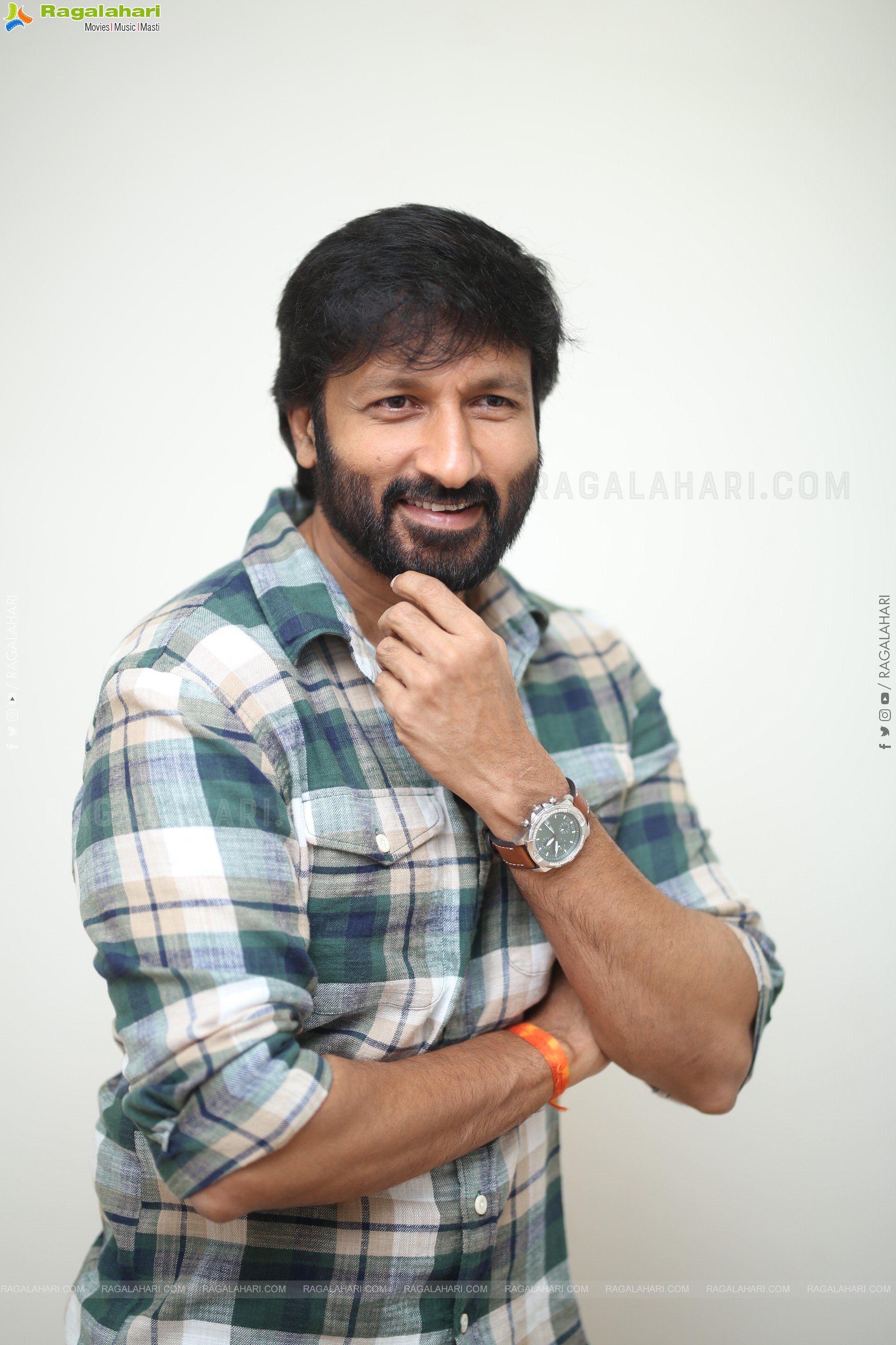 Gopichand at Viswam Movie Interview, HD Gallery