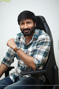 Gopichand at Viswam Movie Interview, HD Gallery