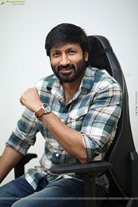 Gopichand at Viswam Movie Interview, HD Gallery