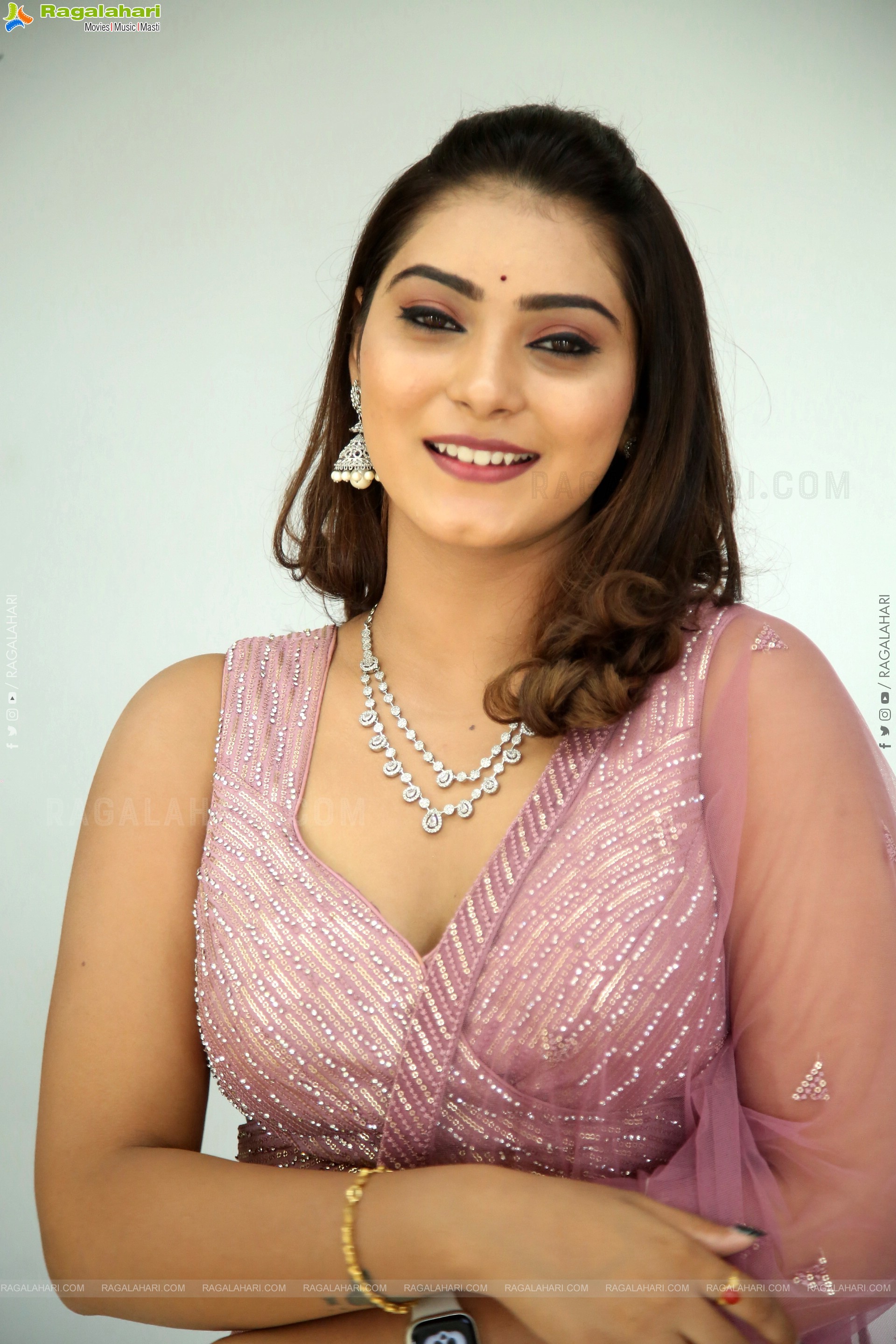 Kashvi at Veekshanam Movie Pre-Release Event, HD Gallery