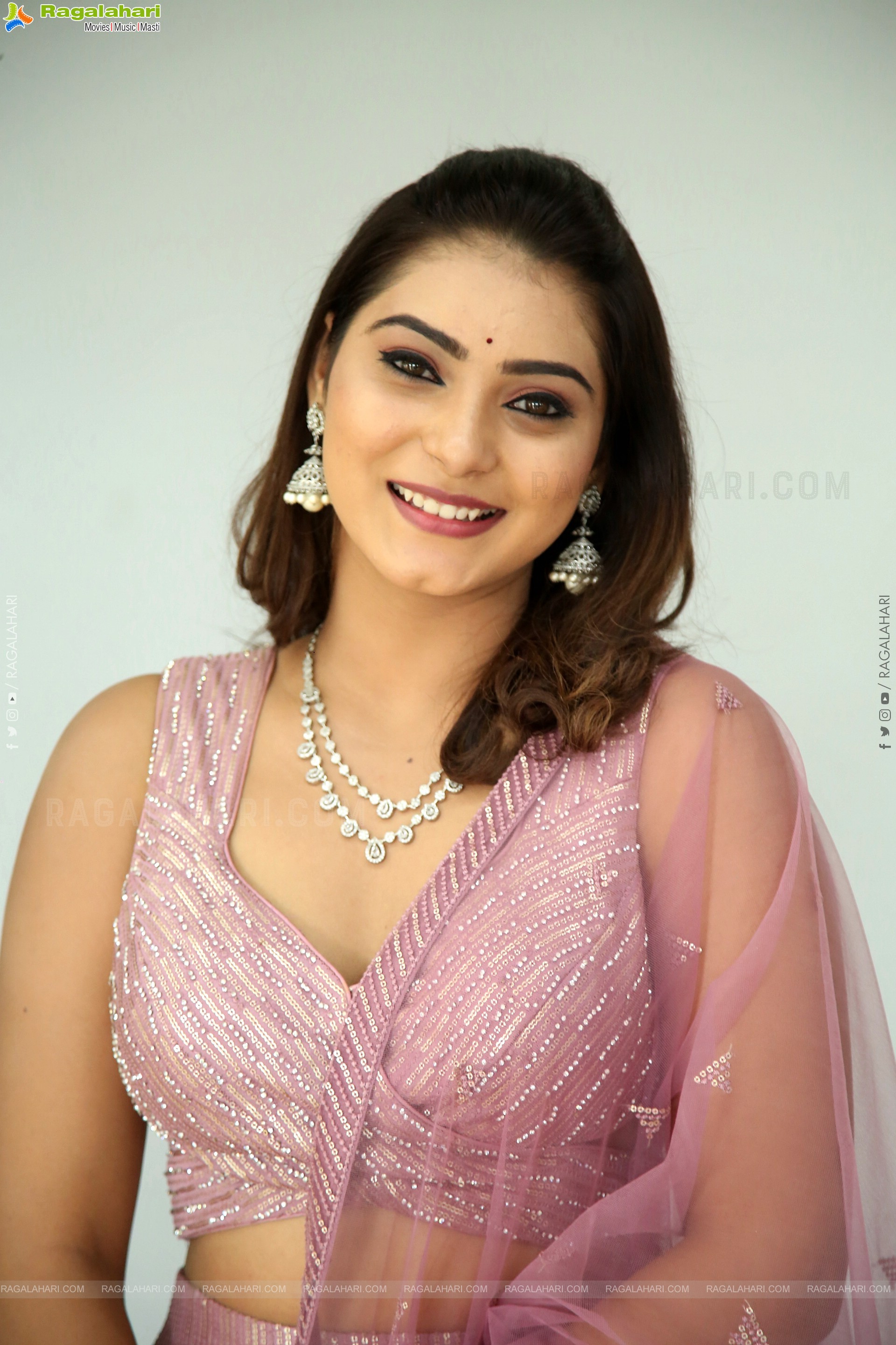 Kashvi stills at Veekshanam Pre-Release Event, HD Gallery