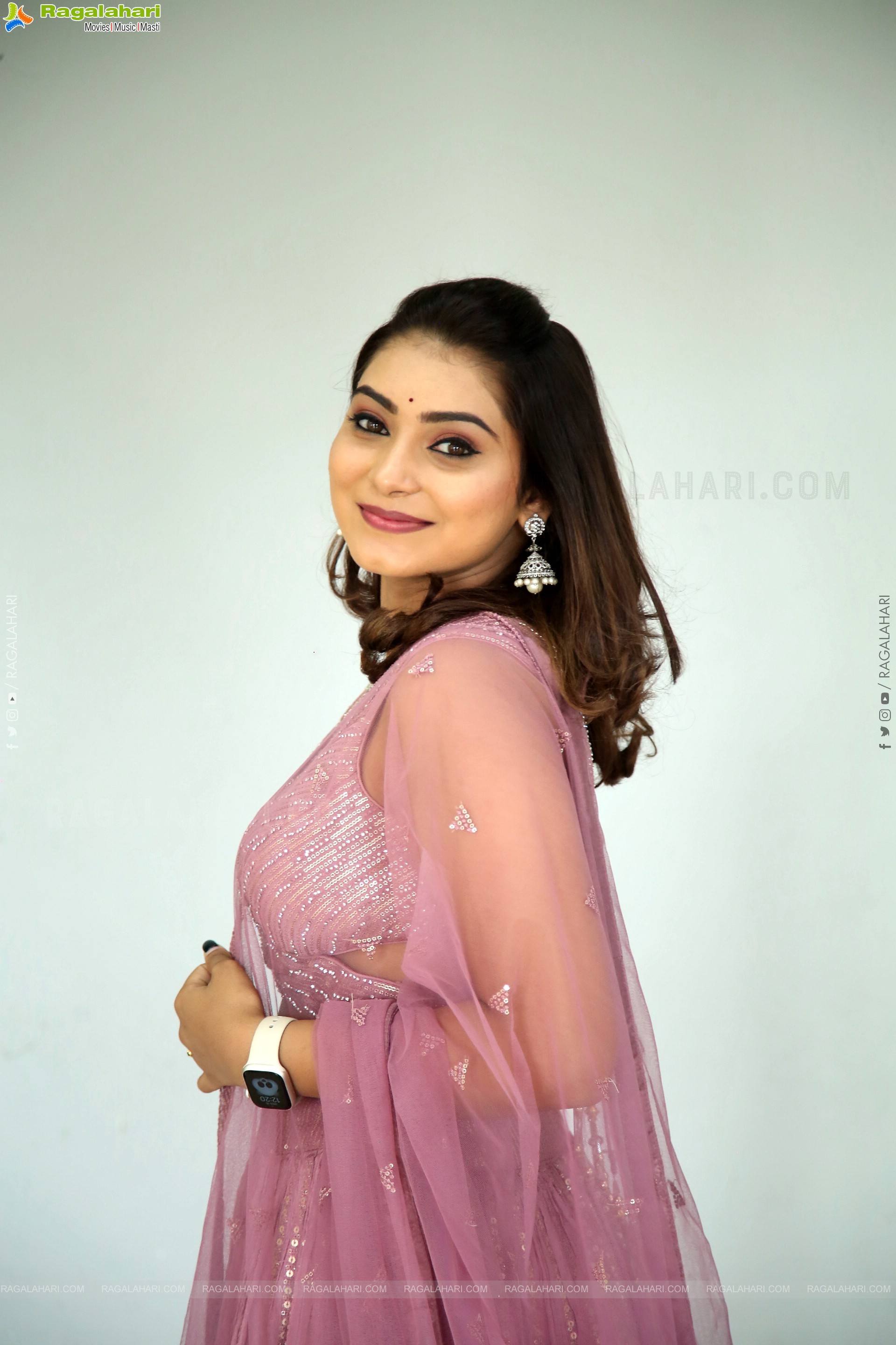 Kashvi stills at Veekshanam Pre-Release Event, HD Gallery