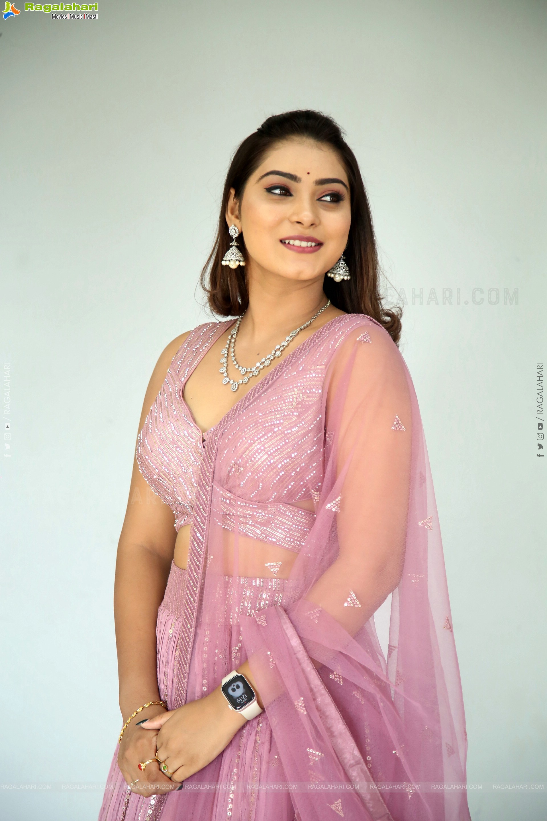 Kashvi stills at Veekshanam Pre-Release Event, HD Gallery