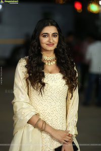 Maanasa Choudhary at Lucky Baskhar Pre Release Event