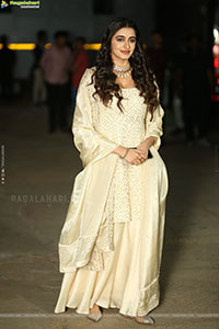 Maanasa Choudhary at Lucky Baskhar Pre Release Event