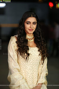 Maanasa Choudhary at Lucky Baskhar Pre Release Event