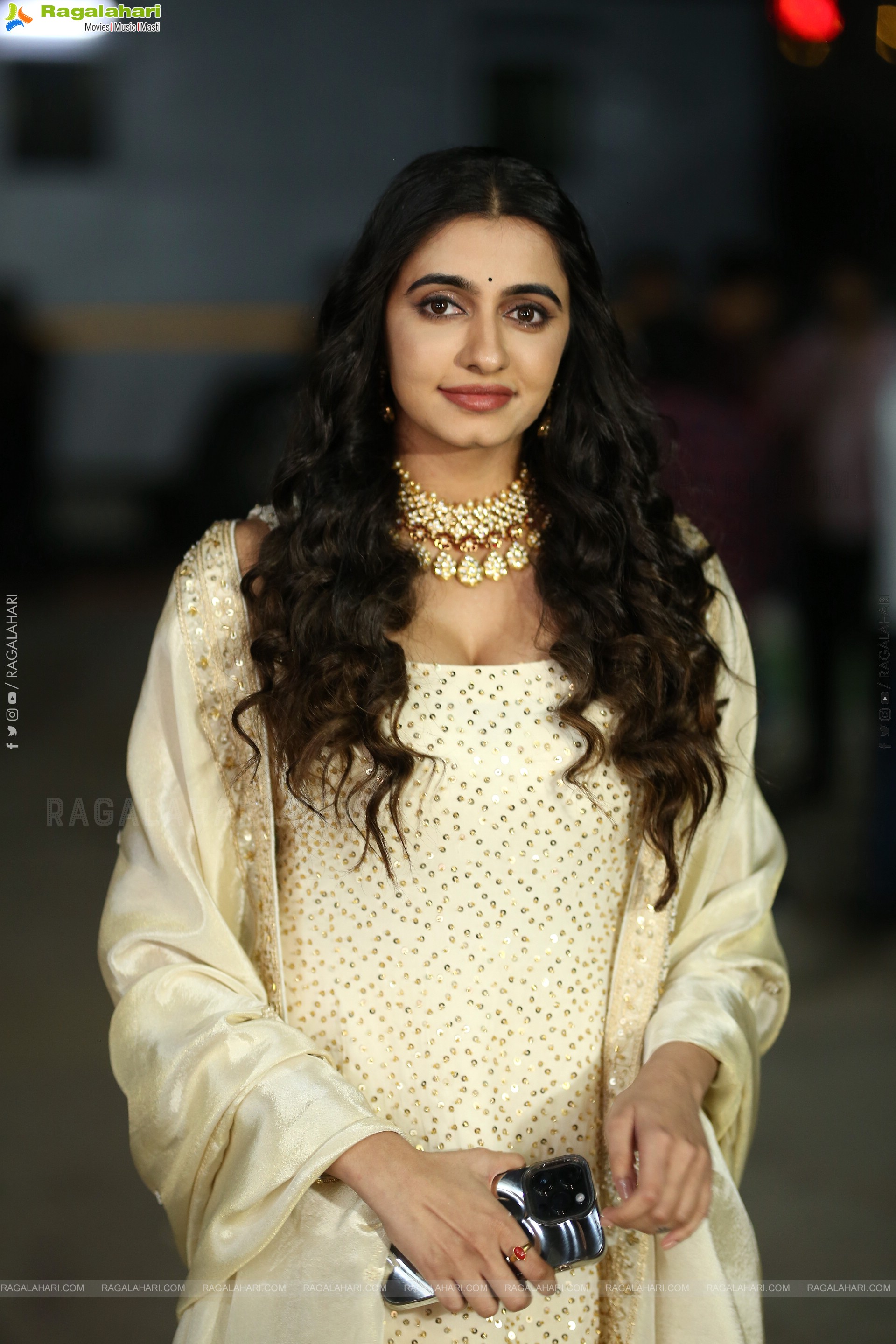 Maanasa Choudhary at Lucky Baskhar Pre Release Event, HD Gallery