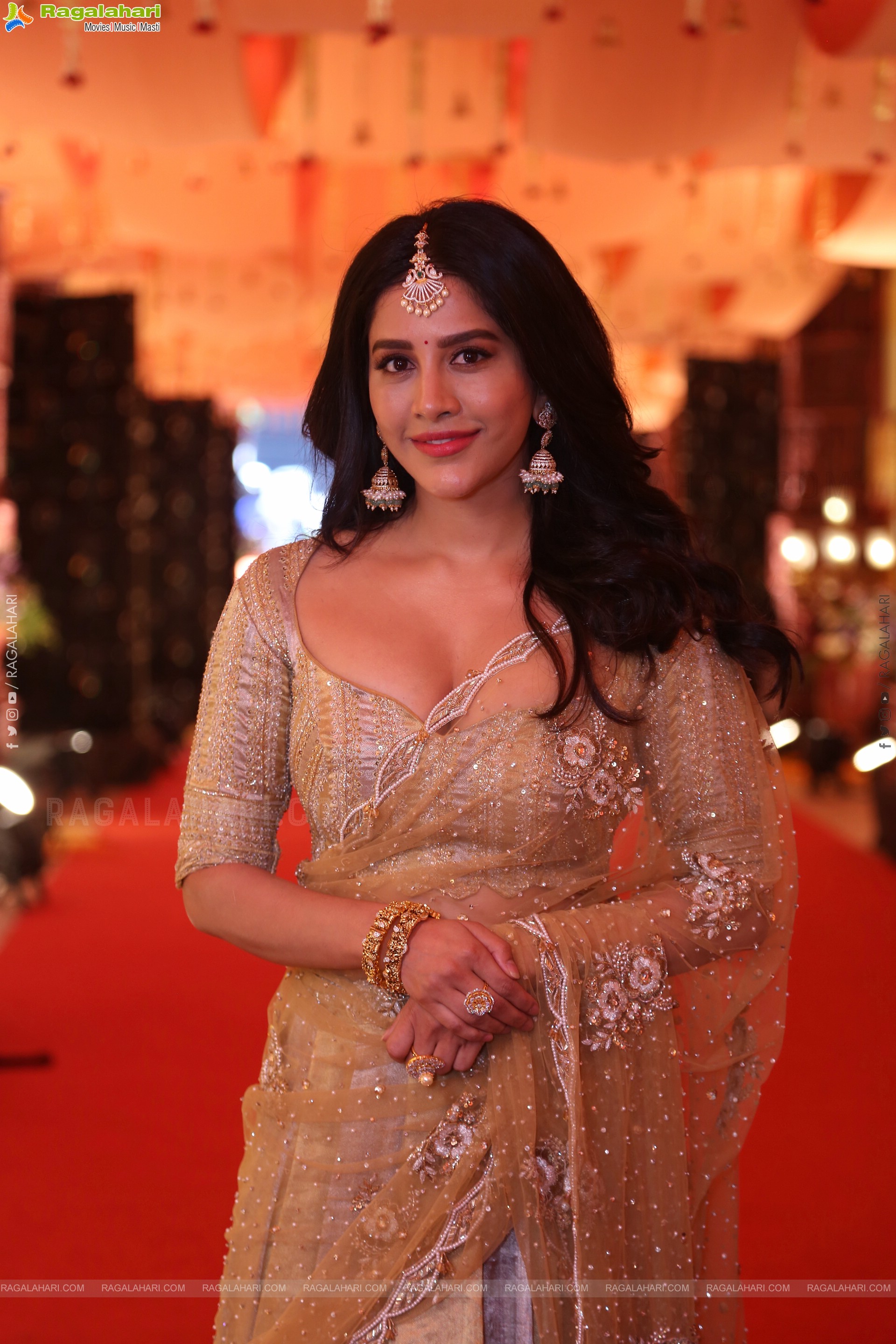 Nabha Natesh at Nagabandham Launch, HD Gallery