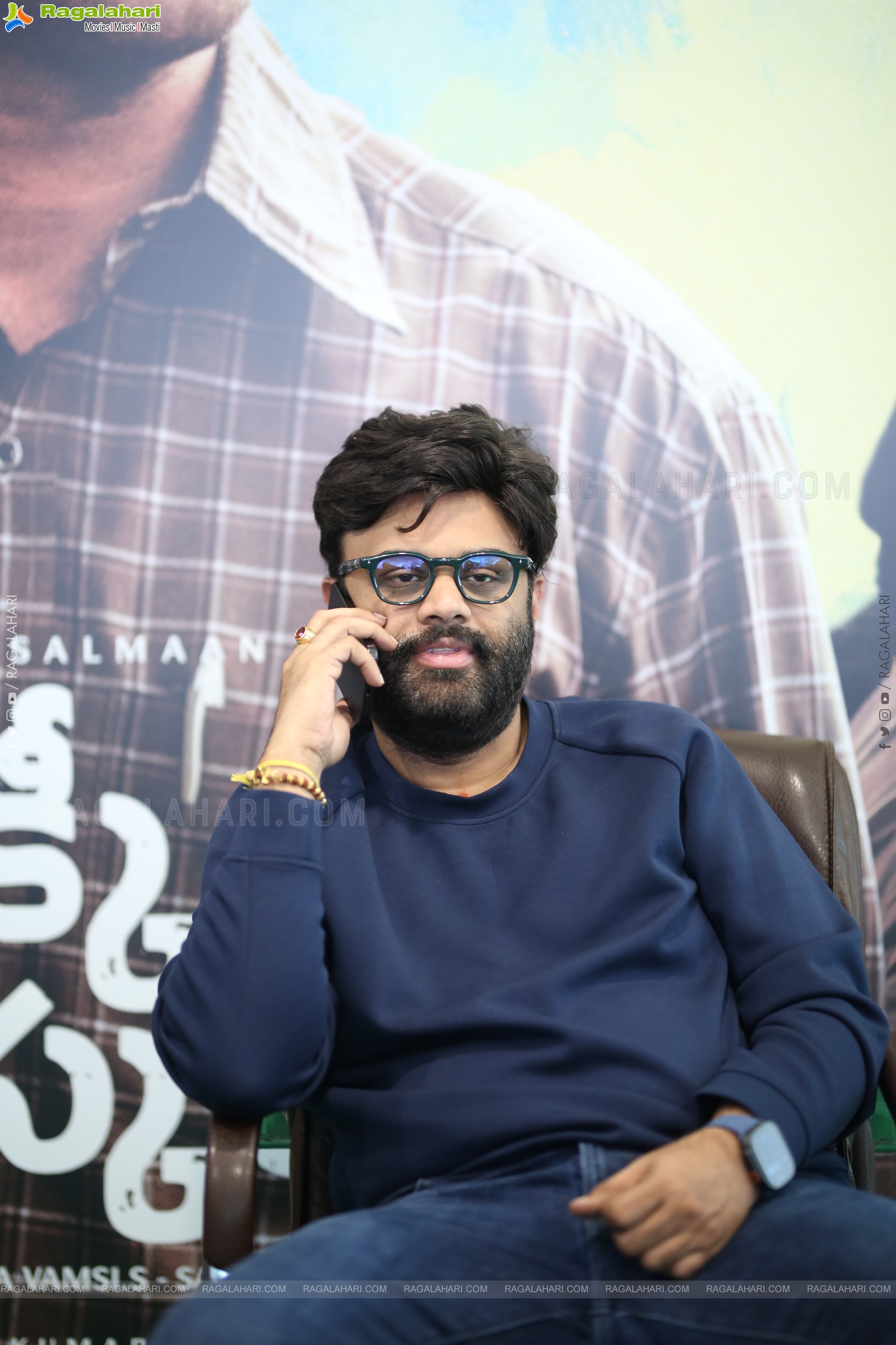 Producer Naga Vamsi at Lucky Baskhar Movie Interview, HD Gallery