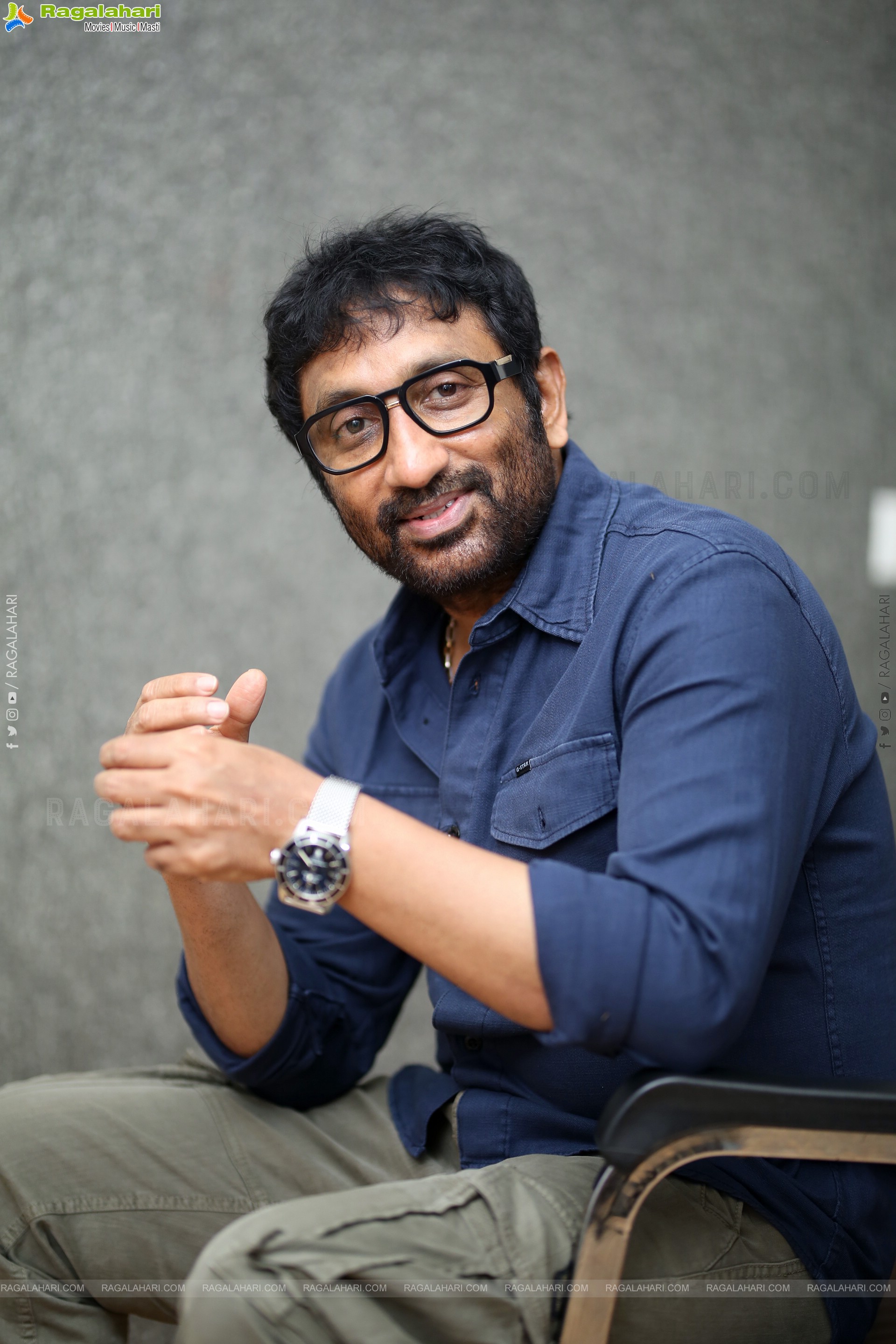 Srinu Vaitla at Viswam Movie Interview, HD Gallery