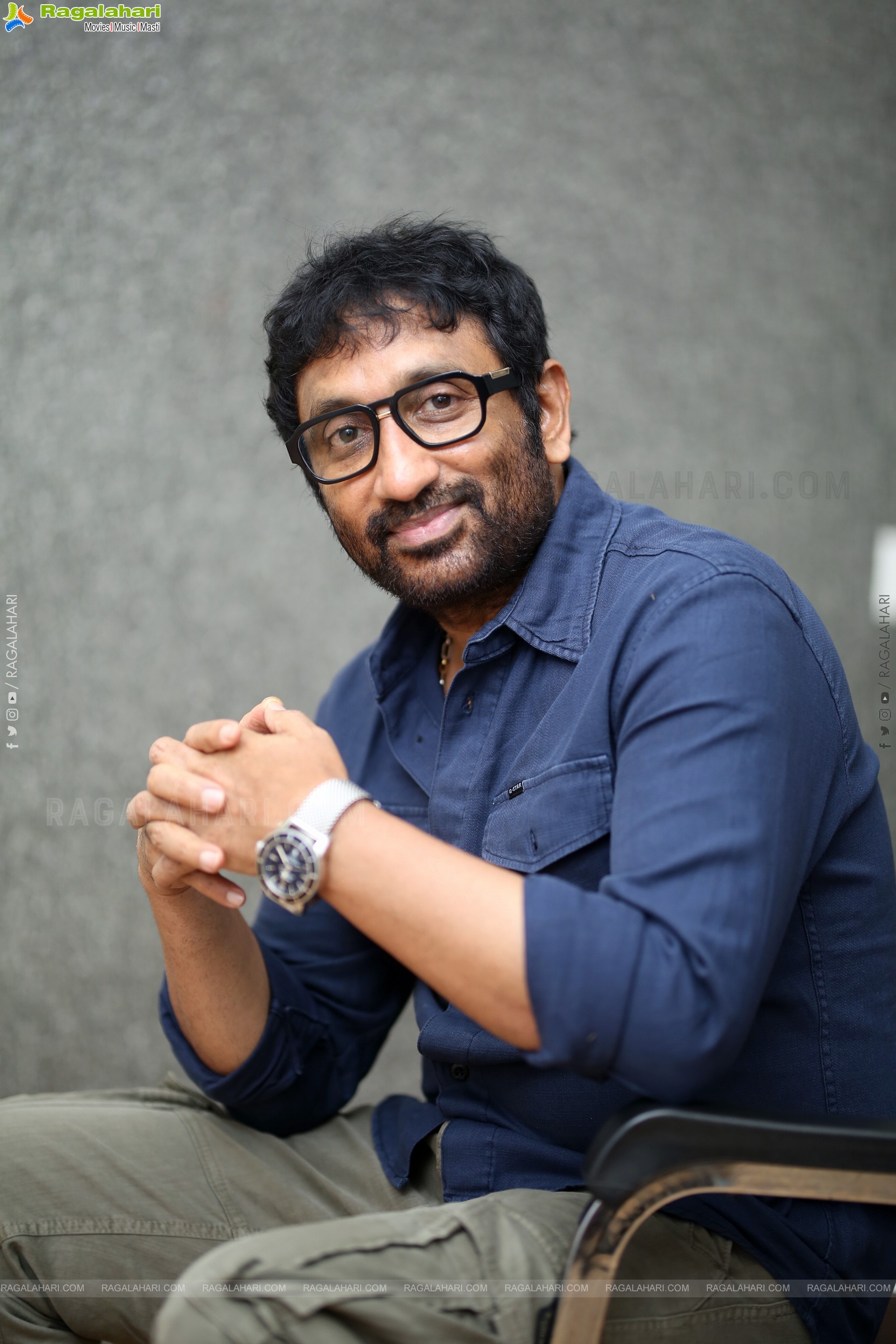 Srinu Vaitla at Viswam Movie Interview, HD Gallery