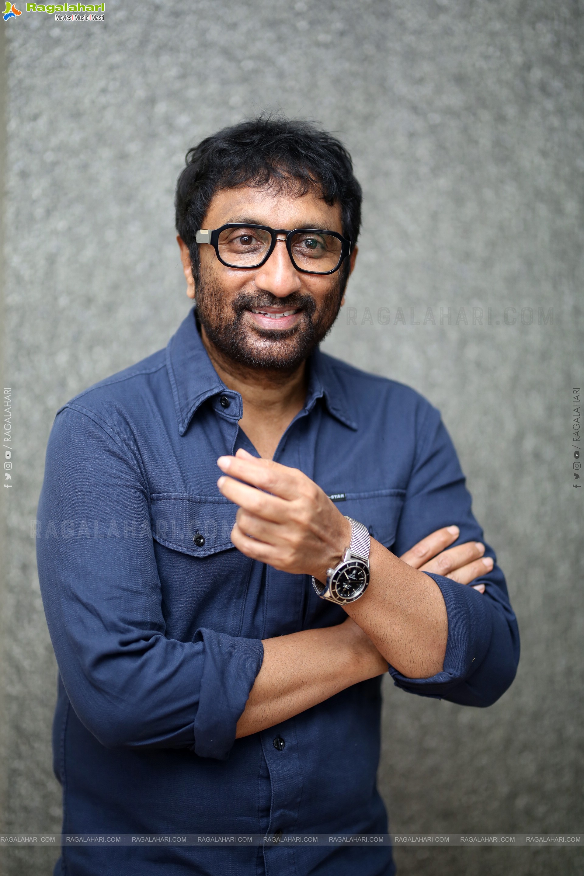 Srinu Vaitla at Viswam Movie Interview, HD Gallery