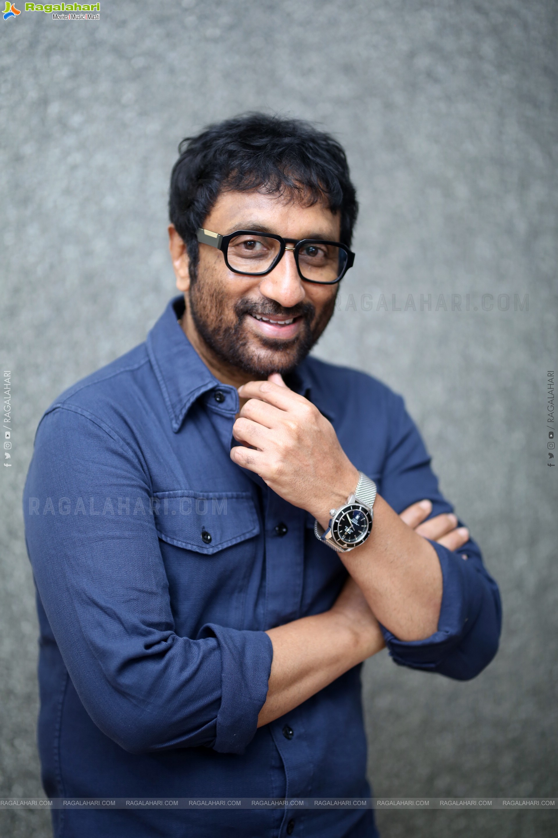 Srinu Vaitla at Viswam Movie Interview, HD Gallery