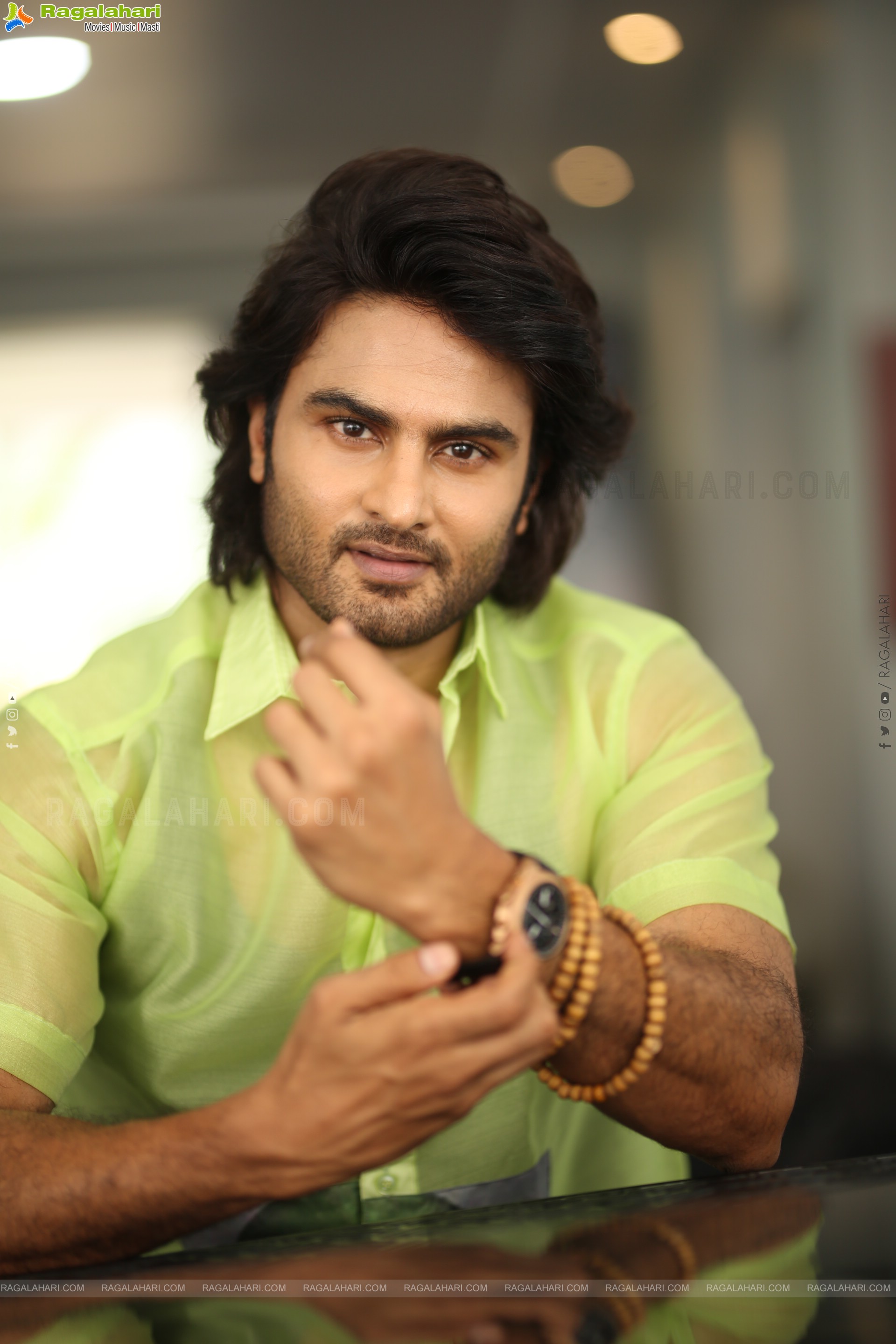 Sudheer Babu at Maa Nanna Superhero Interview, HD Gallery