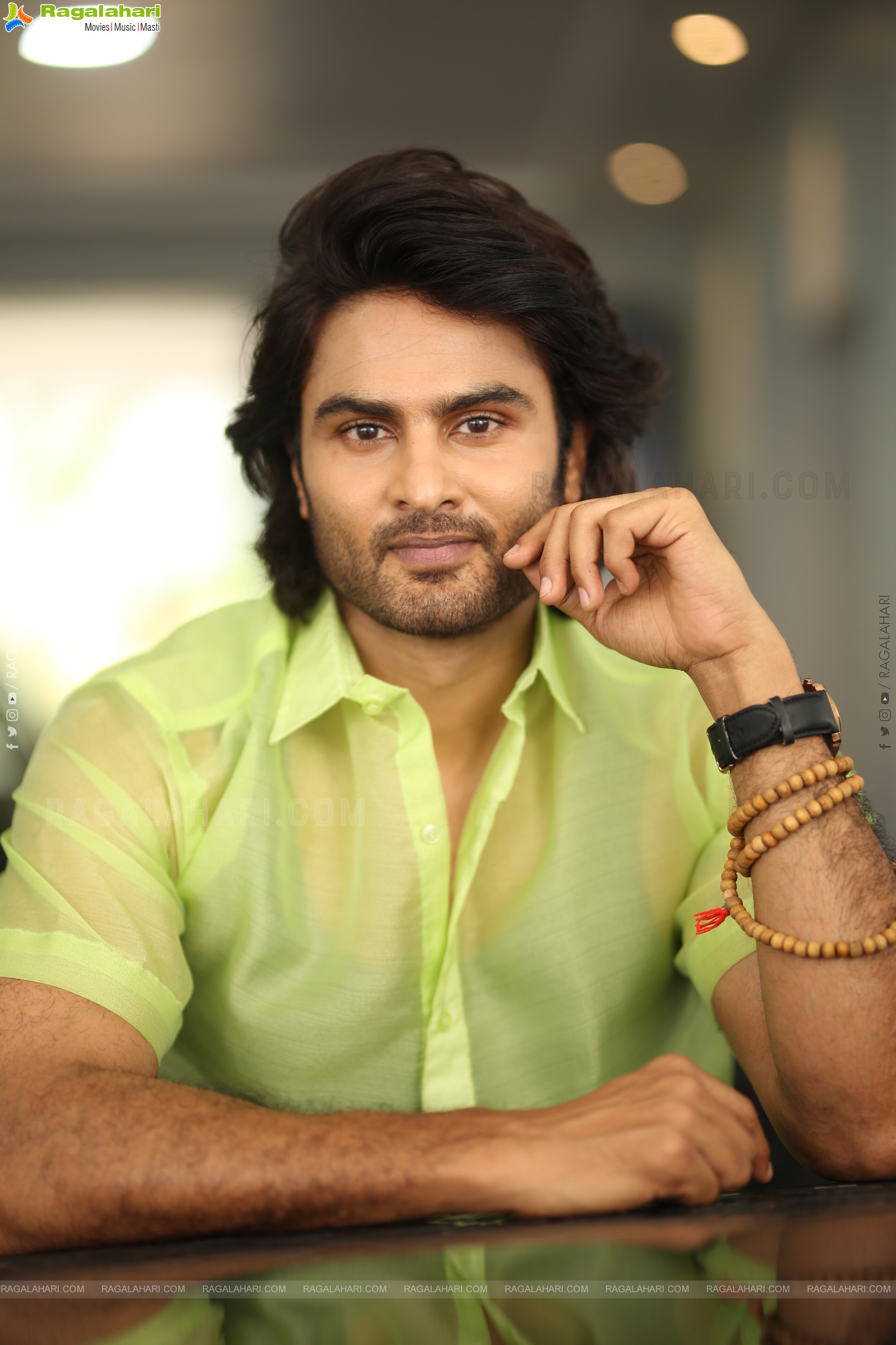 Sudheer Babu at Maa Nanna Superhero Interview, HD Gallery