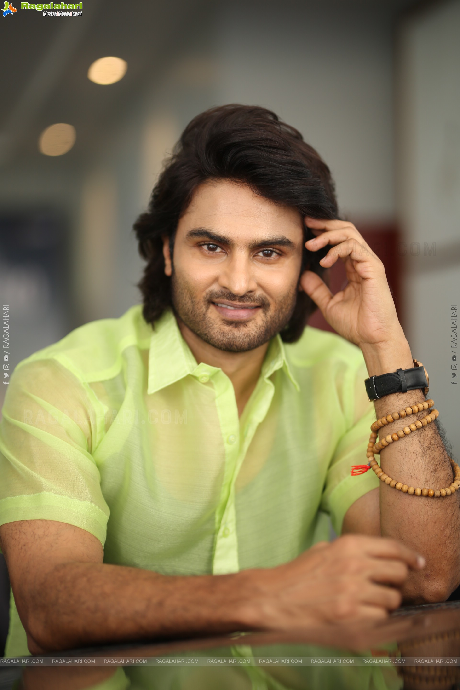 Sudheer Babu at Maa Nanna Superhero Interview, HD Gallery